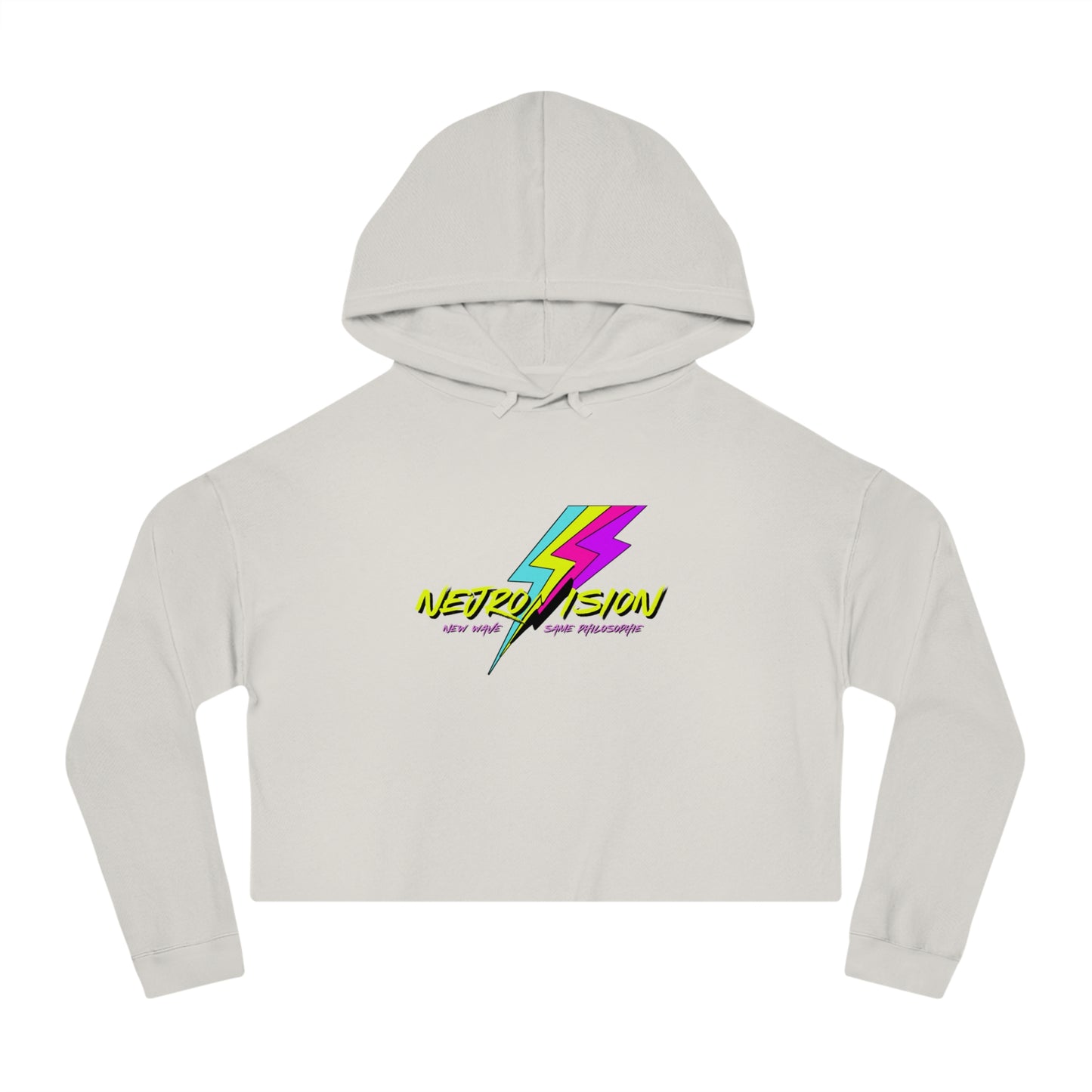 Neurovision - Match My Freq - Epilepsy Awareness Women's Cropped Hoodie