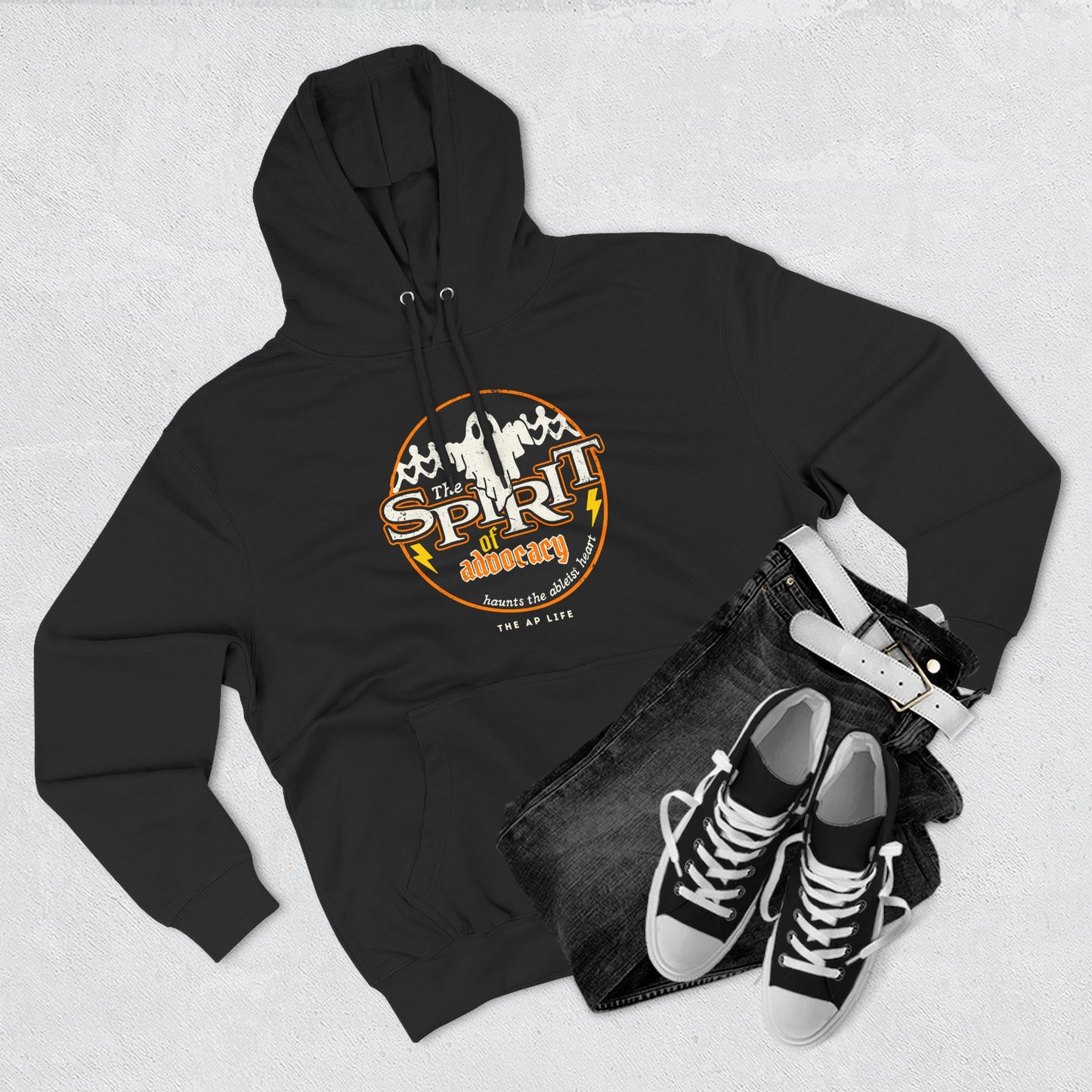 The Spirit of Advocacy (Haunts the Ablelist Heart) - Halloween - Adult Unisex Hoodie