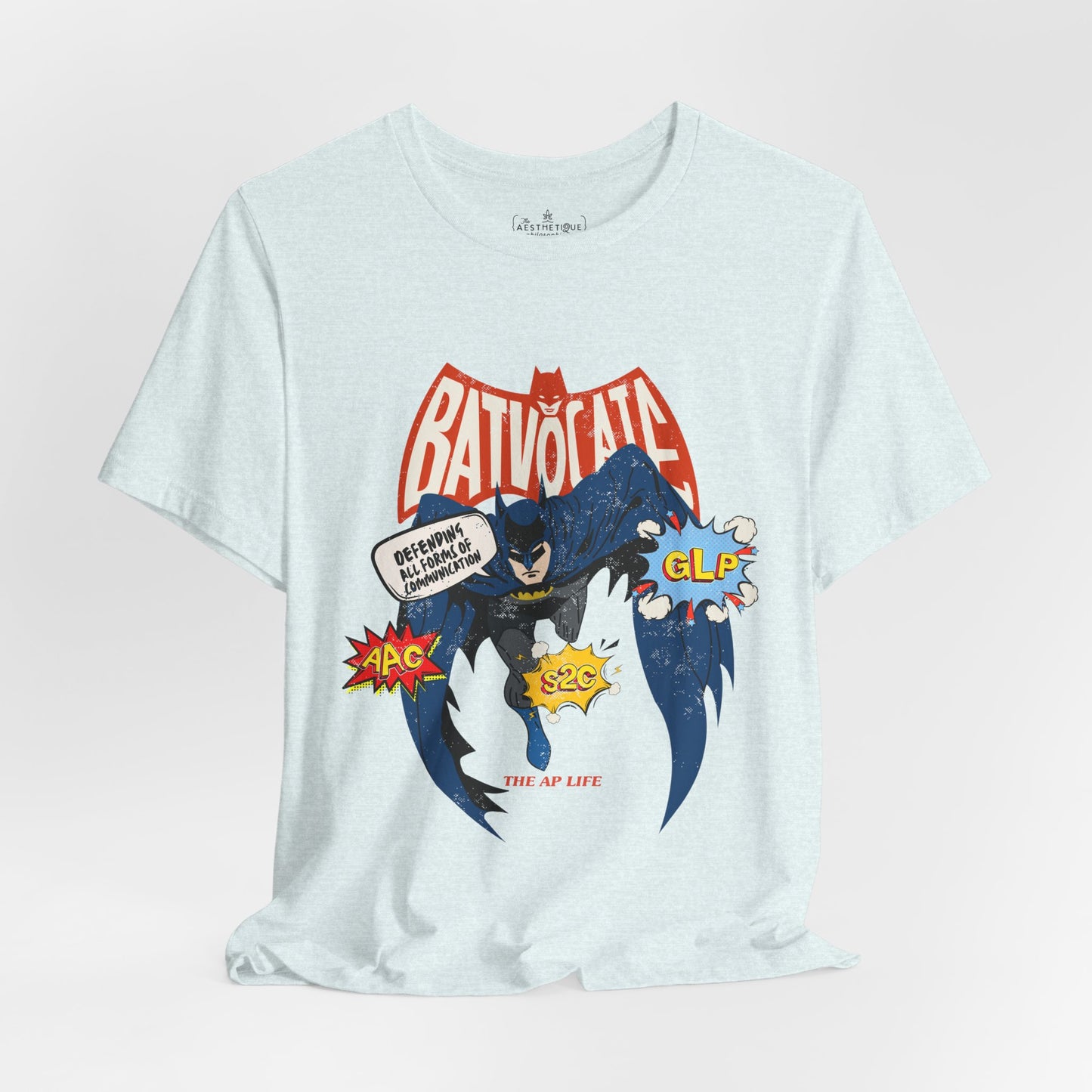 Batvocate - Defending All Forms of Communication - AAC - GLP - S2C - Adult Unisex Jersey Tee