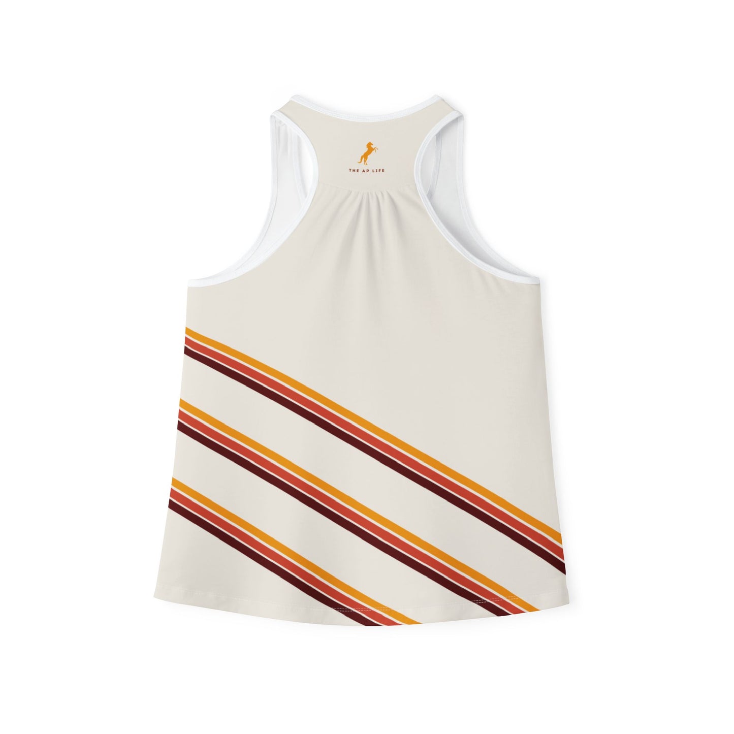 Genuine Advocates Pony Up (No Phonies, Let's Do This) Retro Vibe - Women's Racerback Tank