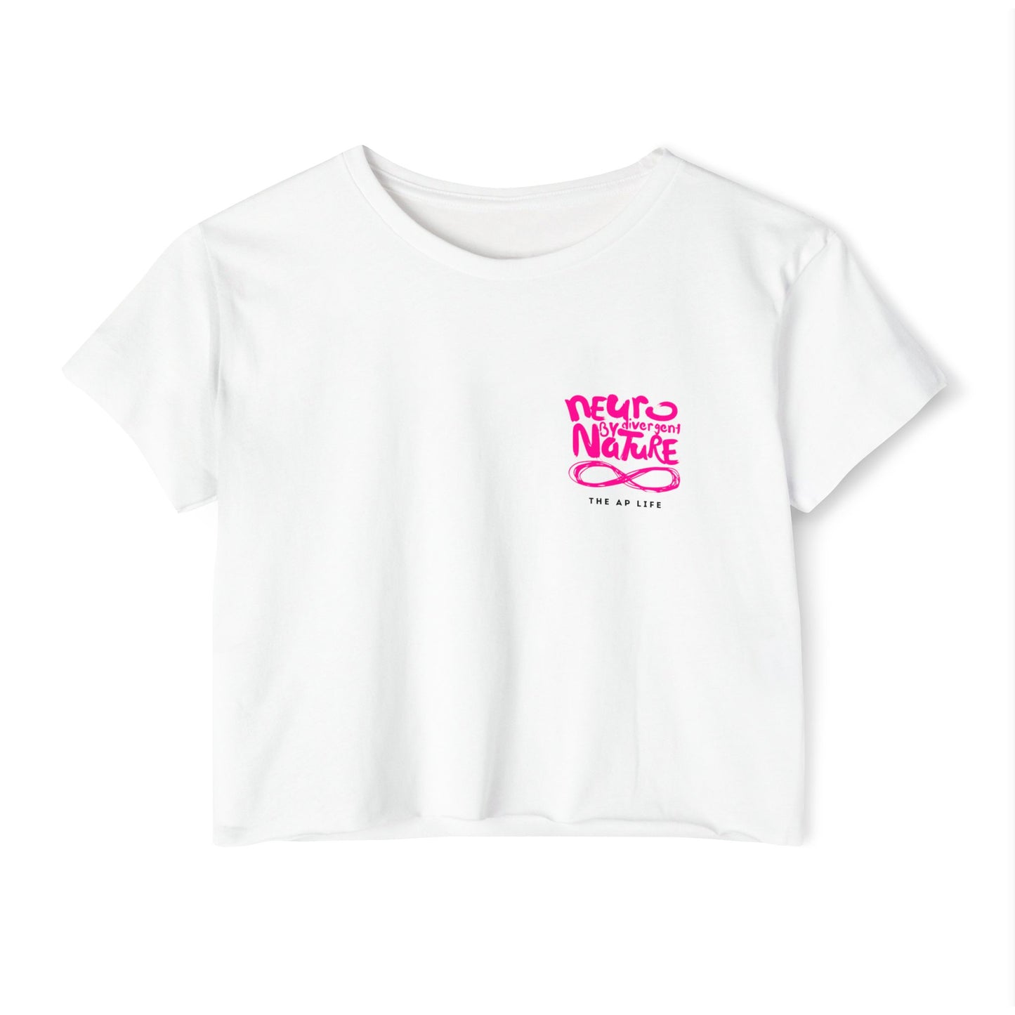 Neurodivergent by Nature (Neurotypical Advisory) - Women's Cropped Tee
