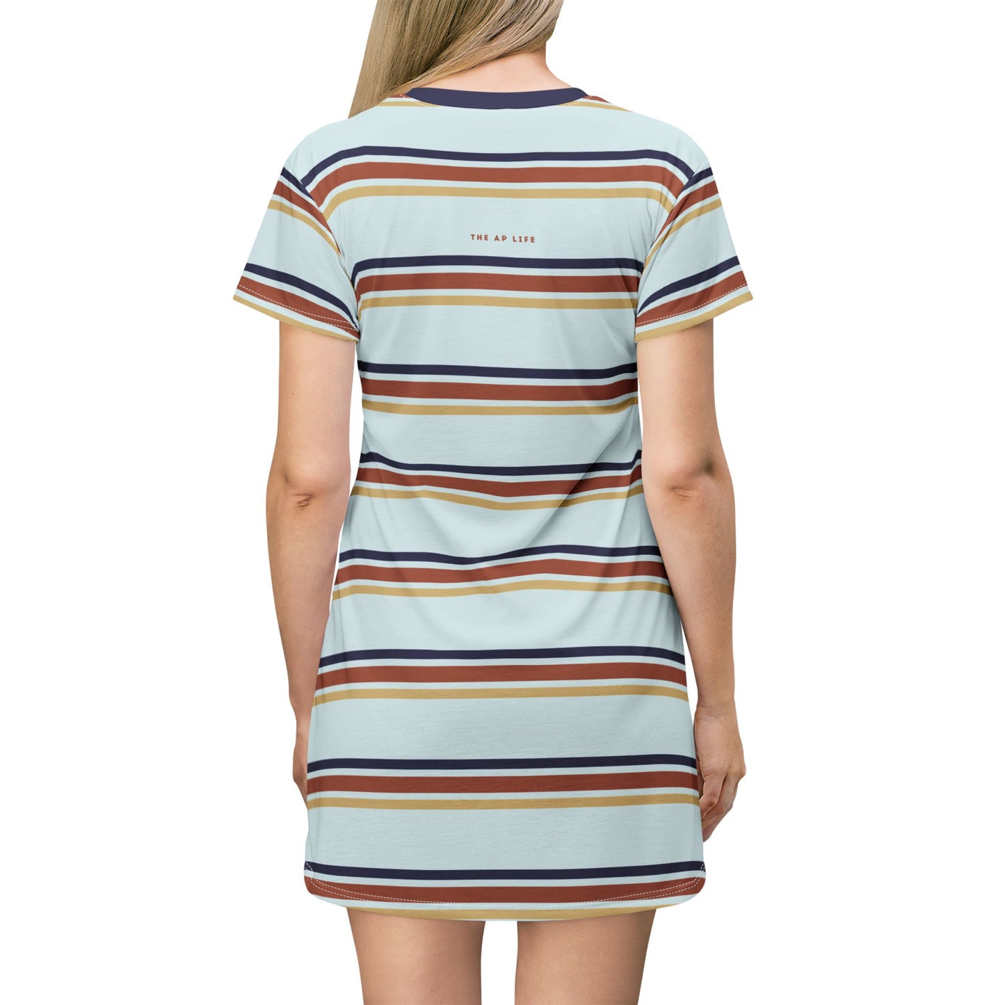 Respect The Spectrum - Women's Striped T-Shirt Dress