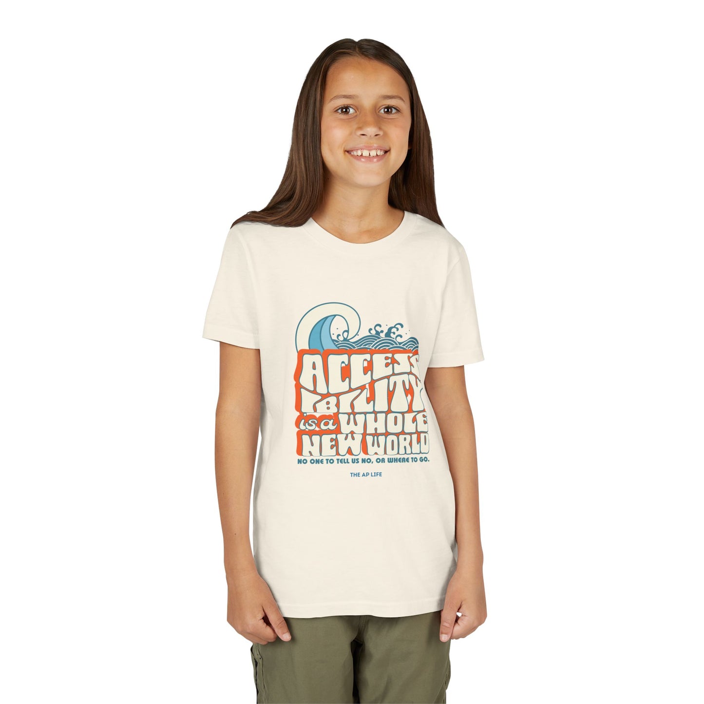 Accessibility Is A Whole New World - Fundraiser Youth Unisex Jersey Tee