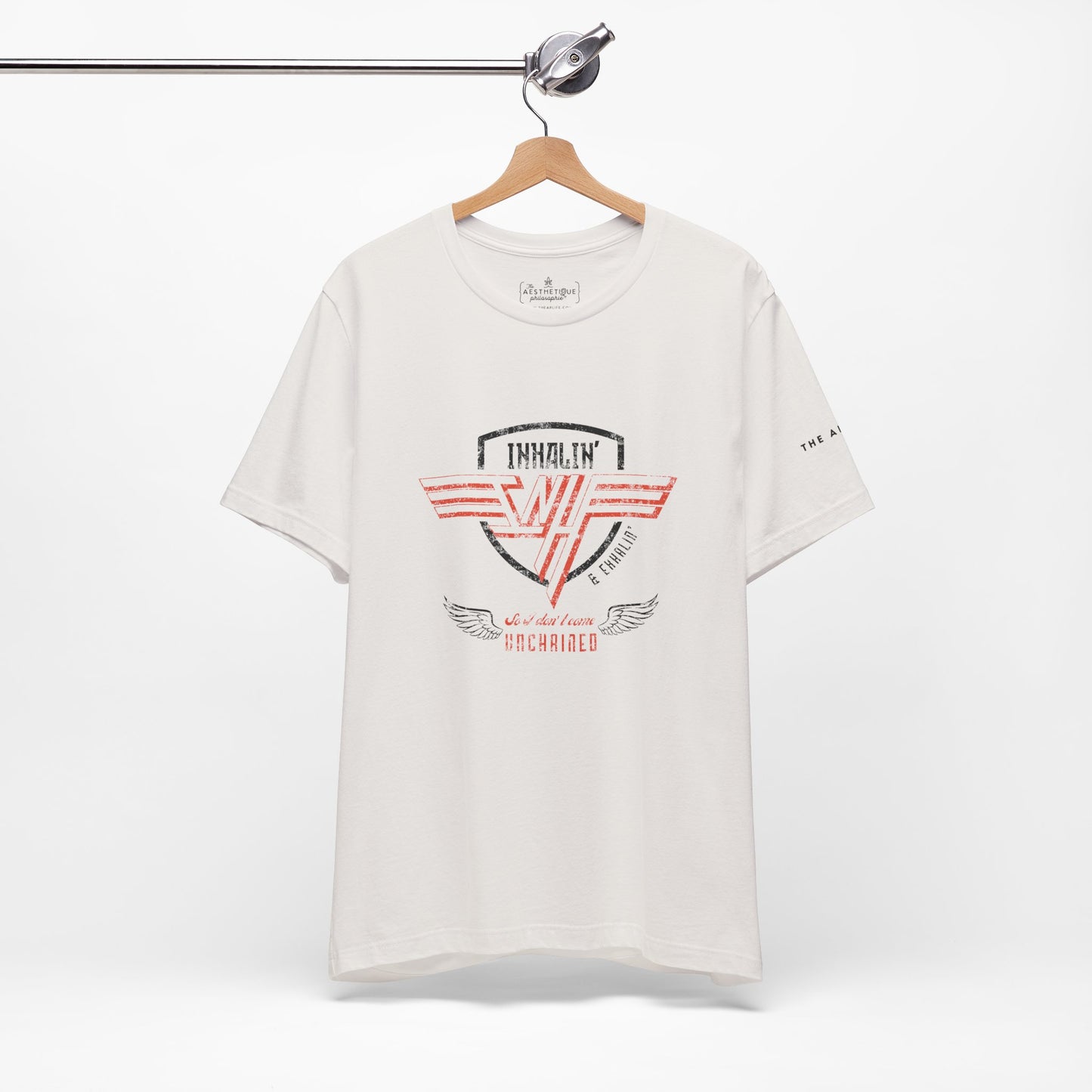 Inhalin' & Exhalin' So I Don't Come Unchained Regulation Adult Unisex Tee
