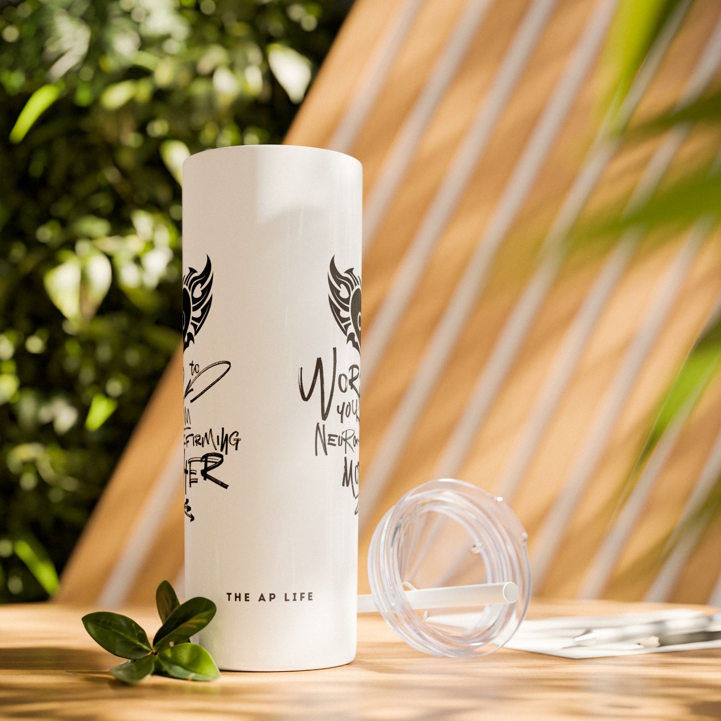 Word to your Neuro-Affirming Mother - 20oz Insulated Skinny Travel Tumbler