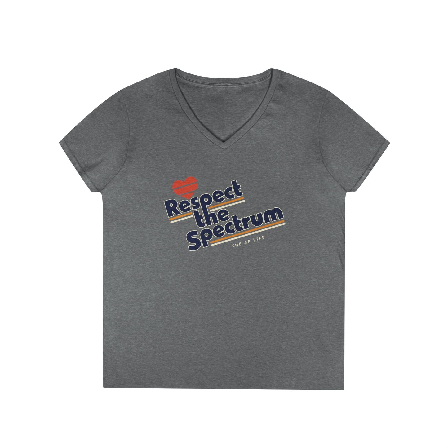 Respect the Spectrum - Women's V-Neck T-Shirt
