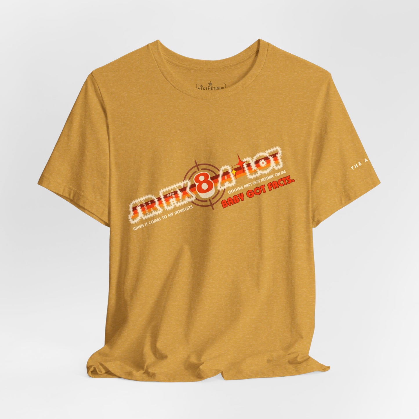 Sir Fix8-A-Lot Baby Got Facts - Adult Unisex Jersey Short Sleeve Tee