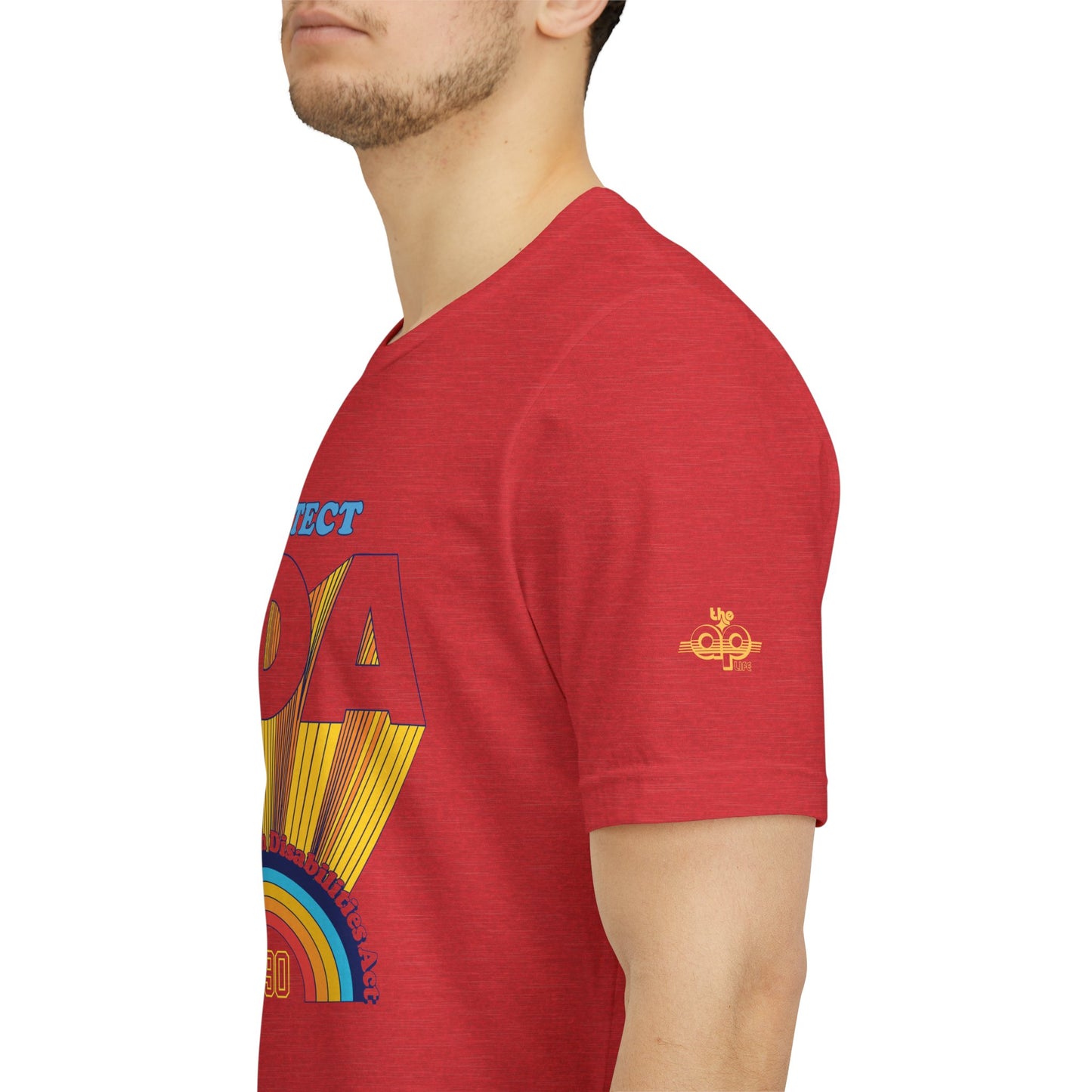 Protect ADA - Americans With Disabilities Act 1990 - Adult Unisex Jersey Short Sleeve Tee