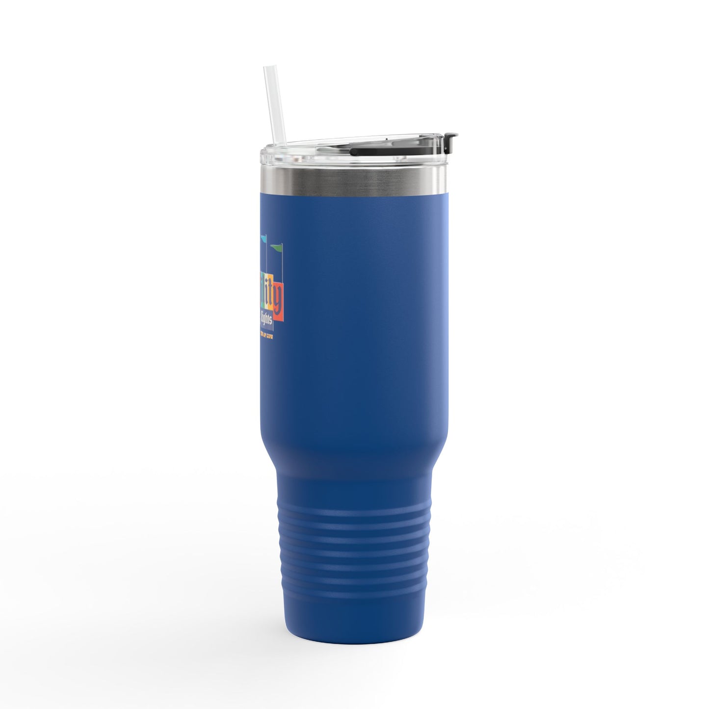 Disability Rights For A Happier & More Inclusive World - 40oz insulated tumbler