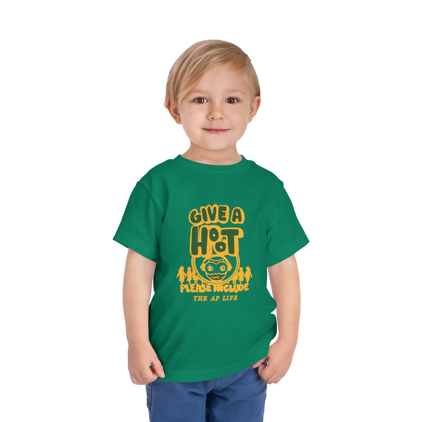 Give A Hoot - Just Include - Retro PSA Style - Toddler Unisex Tee