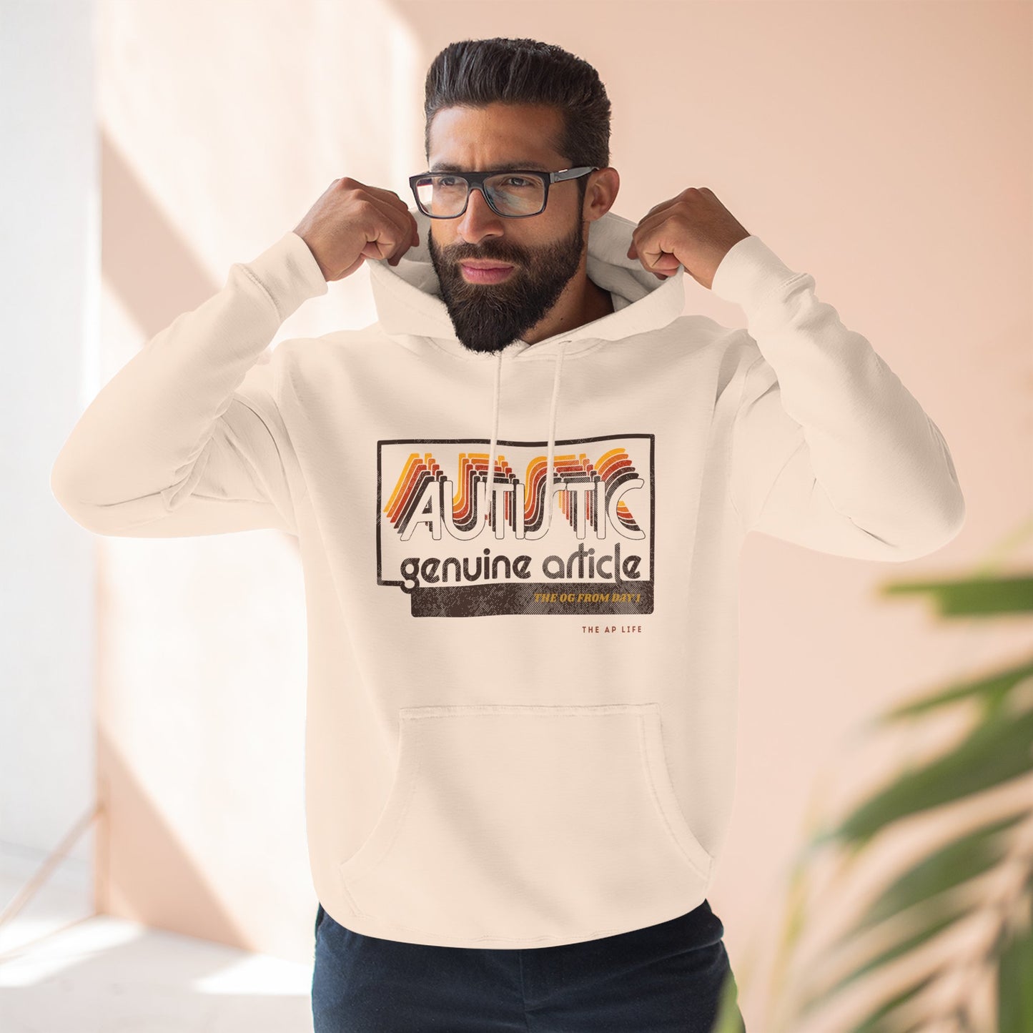 Autistic - Genuine Article - The OG Since Day 1 - Adult Unisex Hoodie