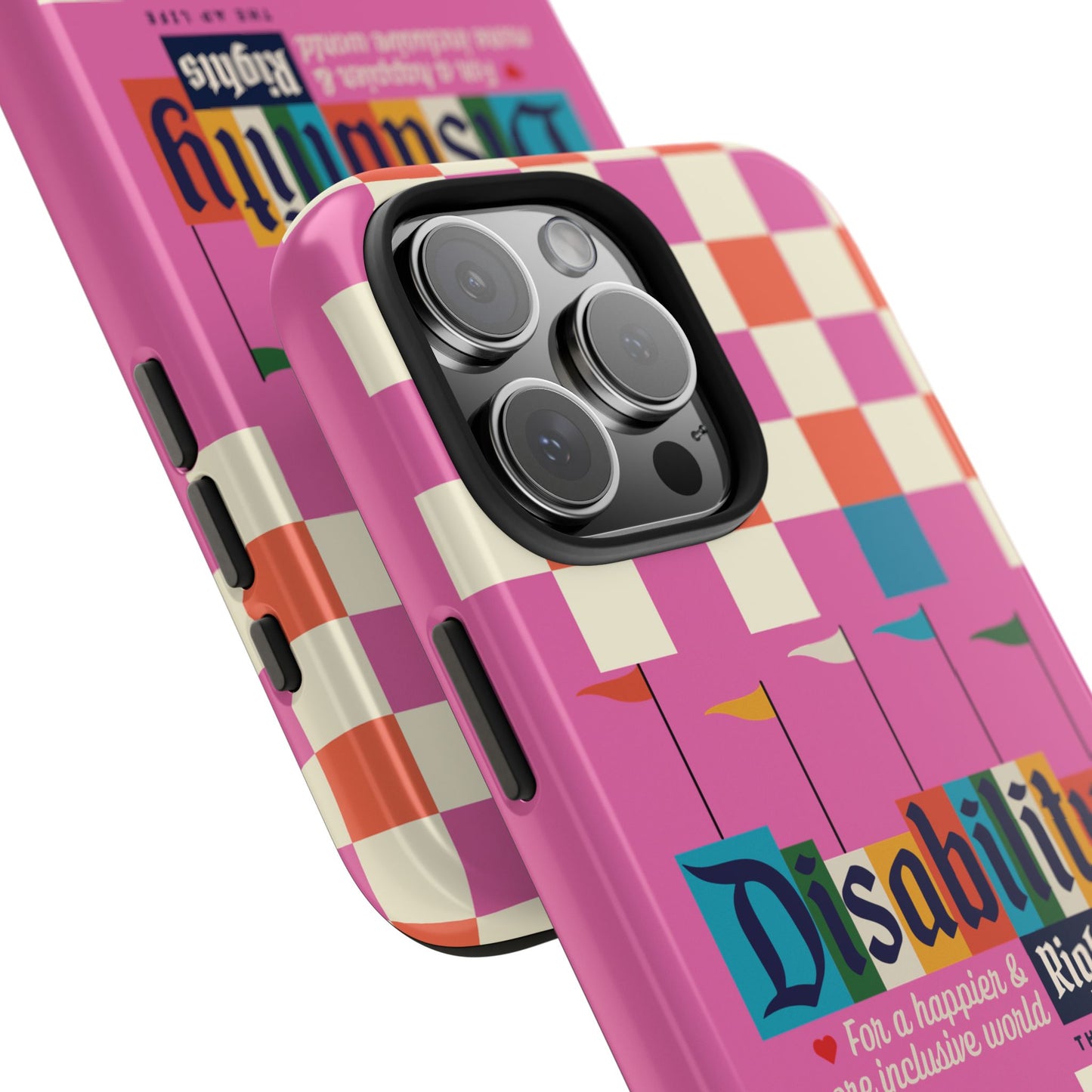 Disability Rights for A Happier & More Inclusive World - iPhone Case