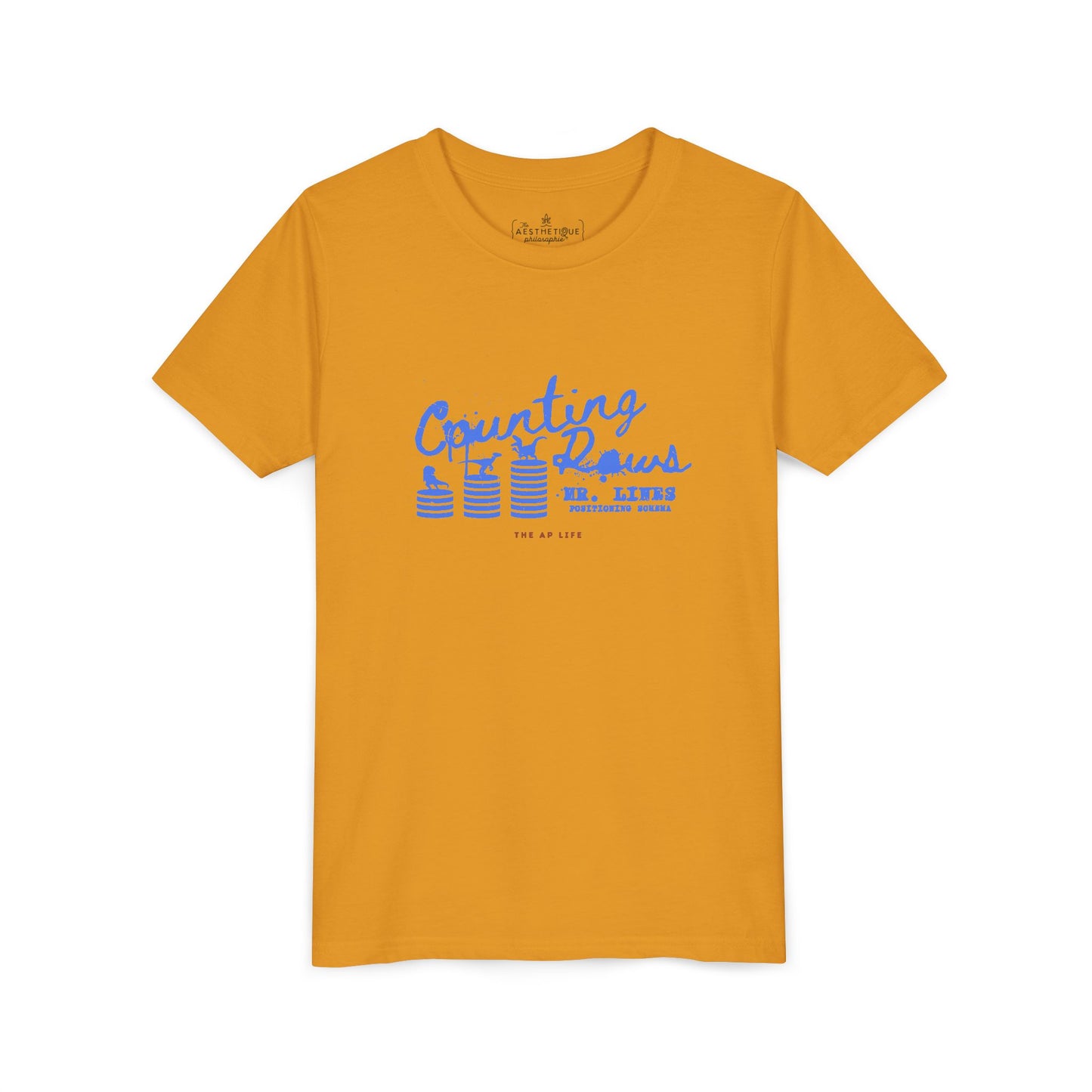 Counting Rows (Mr. Lines & Positioning Schema) - Youth Unisex Jersey Tee
