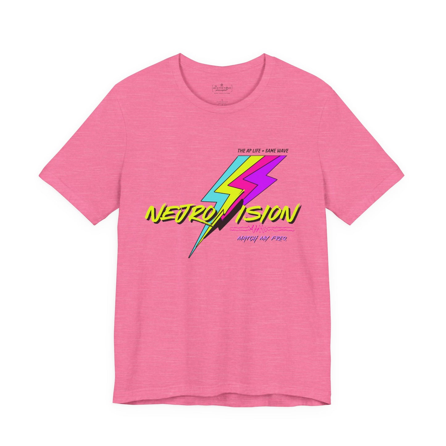 Neurovision - Match My Freq - Epilepsy Awareness - Adult Unisex Jersey Tee