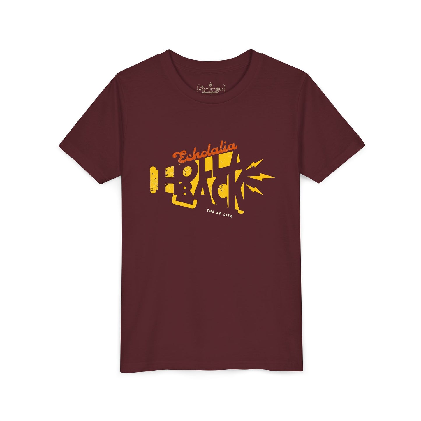 Echolalia Holla Back - Youth Unisex Jersey Tee