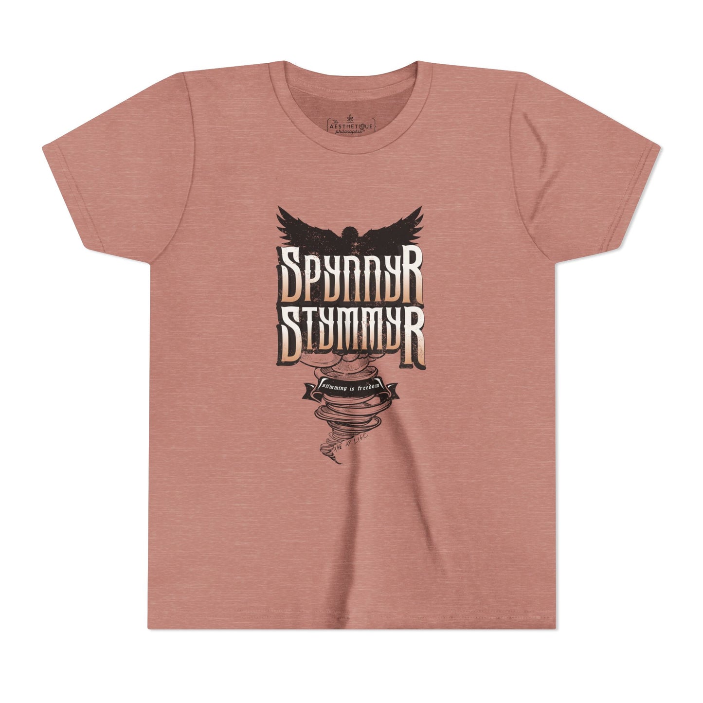 Spynnyr Stymmyer - Stimming is Freedom - Youth Unisex Jersey Tee
