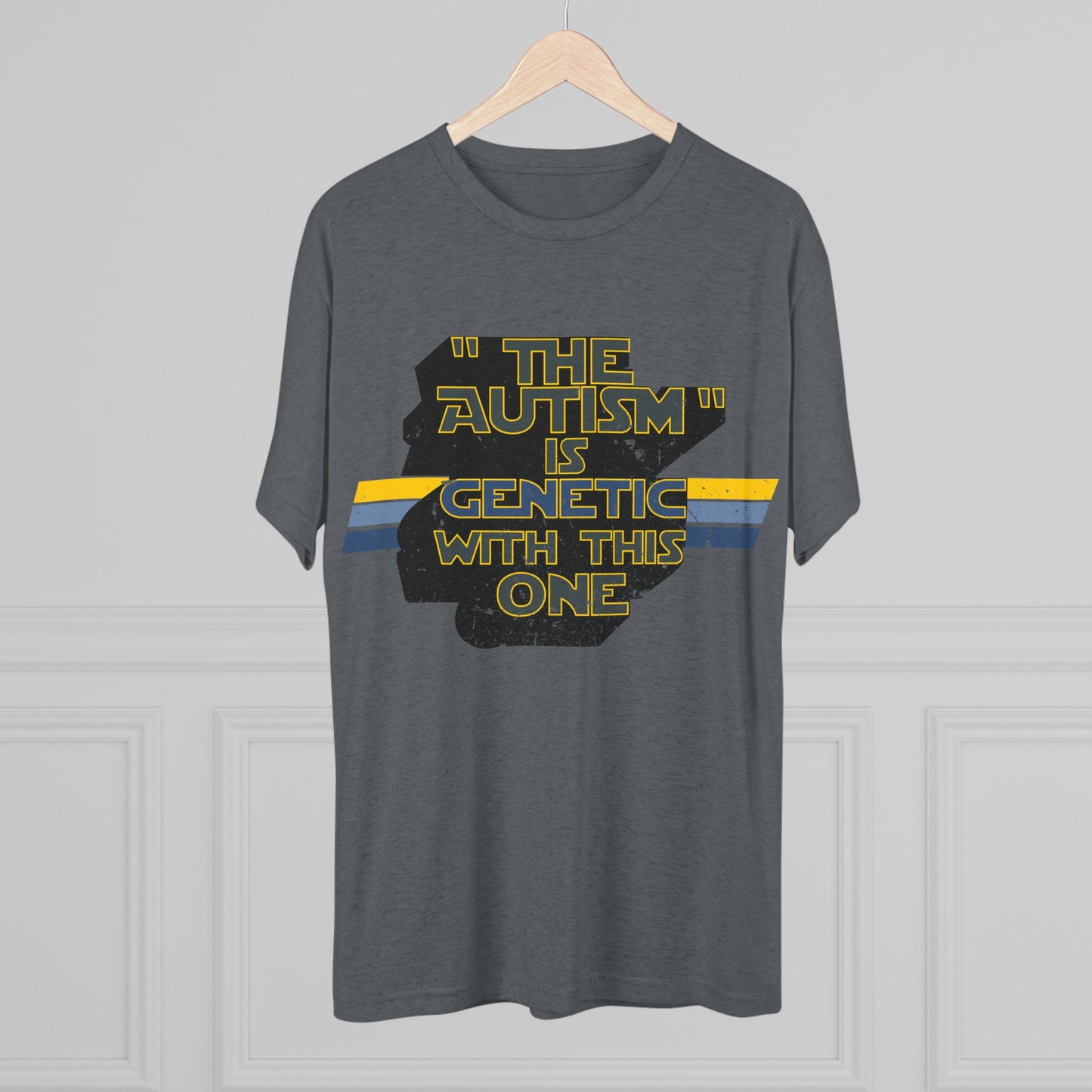 "The Autism" is Genetic with This One - Adult Unisex Triblend Tee