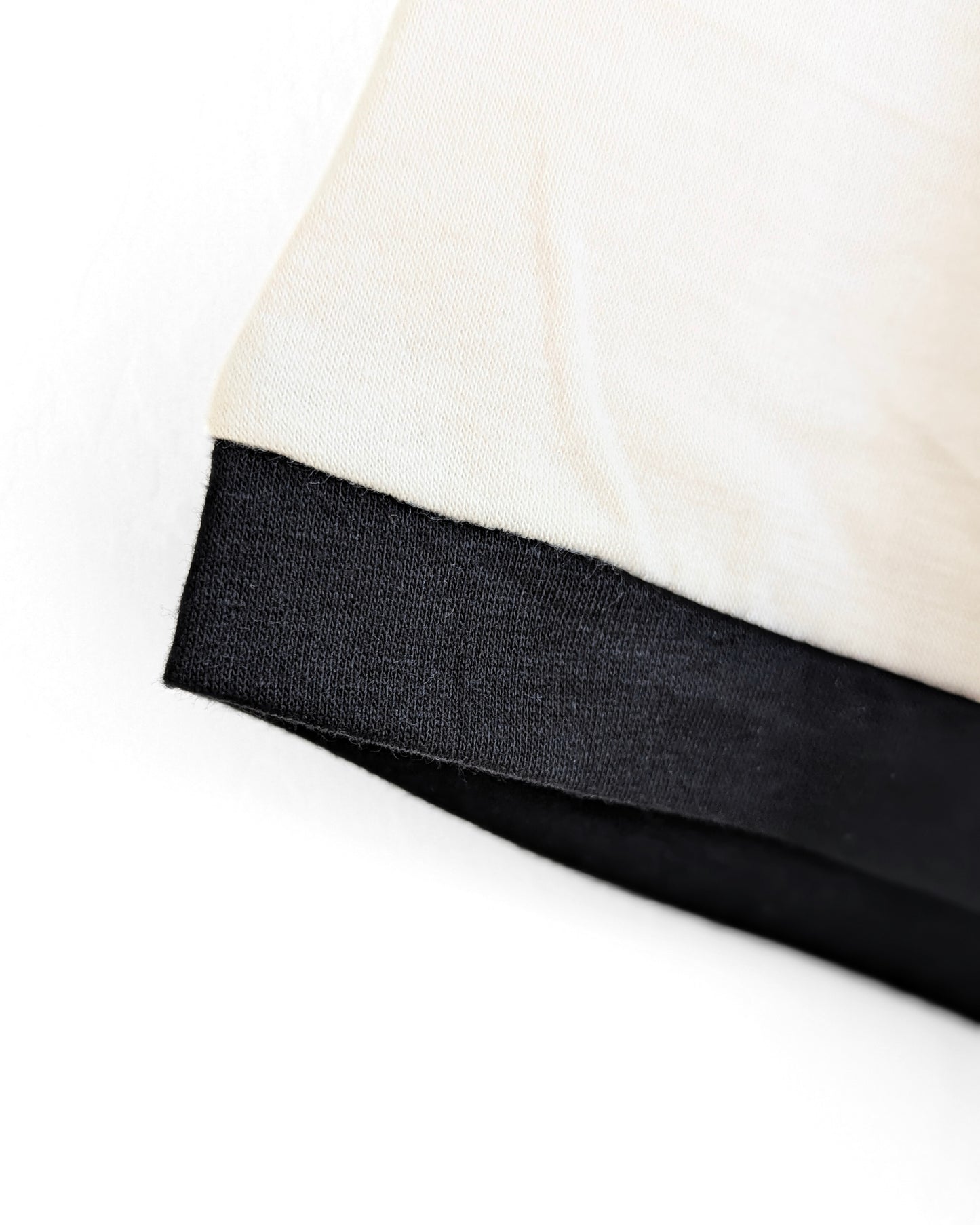 Respect The Spectrum Cream & Black Unisex Ringer Tee