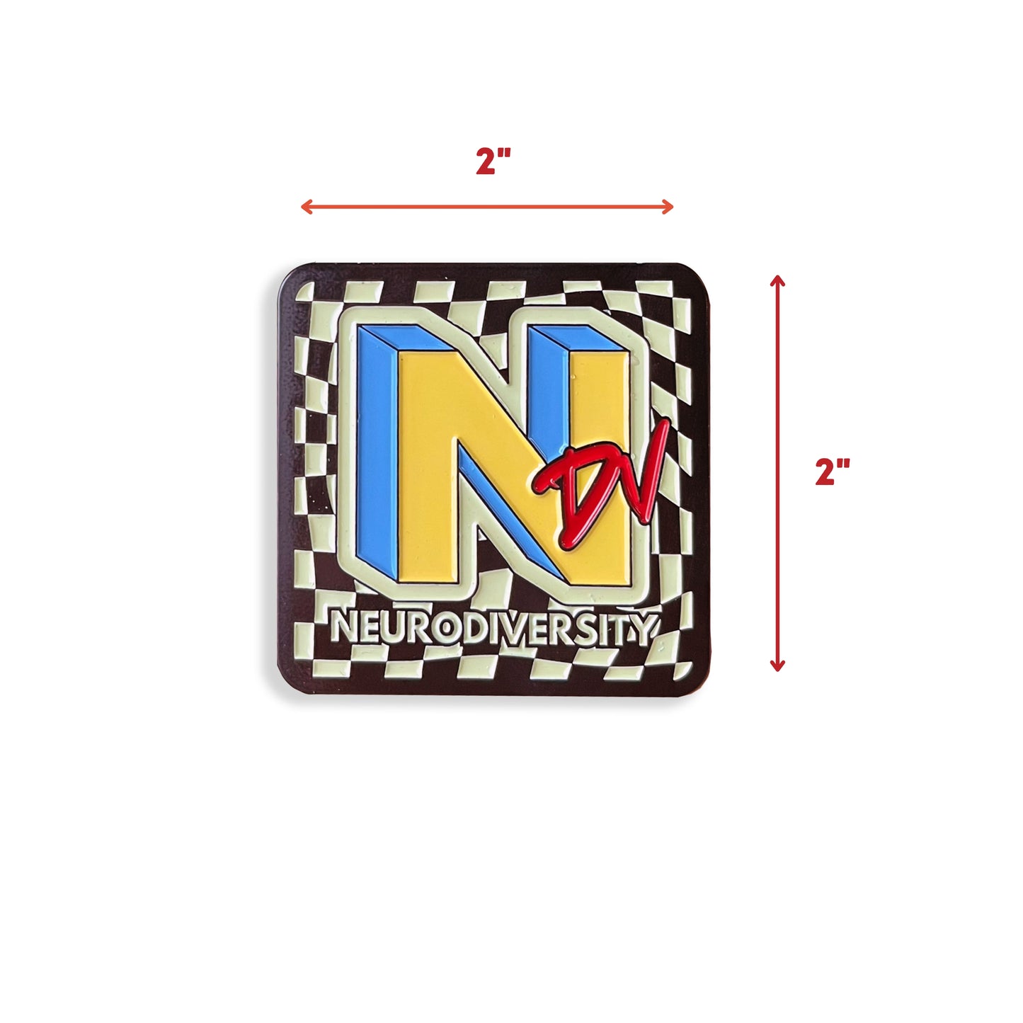NDV Neurodiversity Enamel Pin Flair for Advocacy