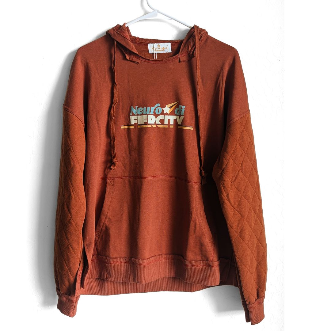 Women's Neurodi-fiercity Quilted Hoodie