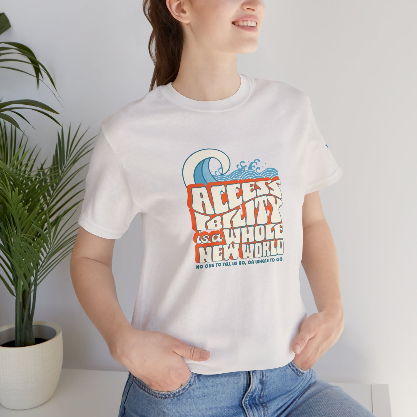 Accessibility Is A Whole New World - Fundraiser Adult Unisex Tee