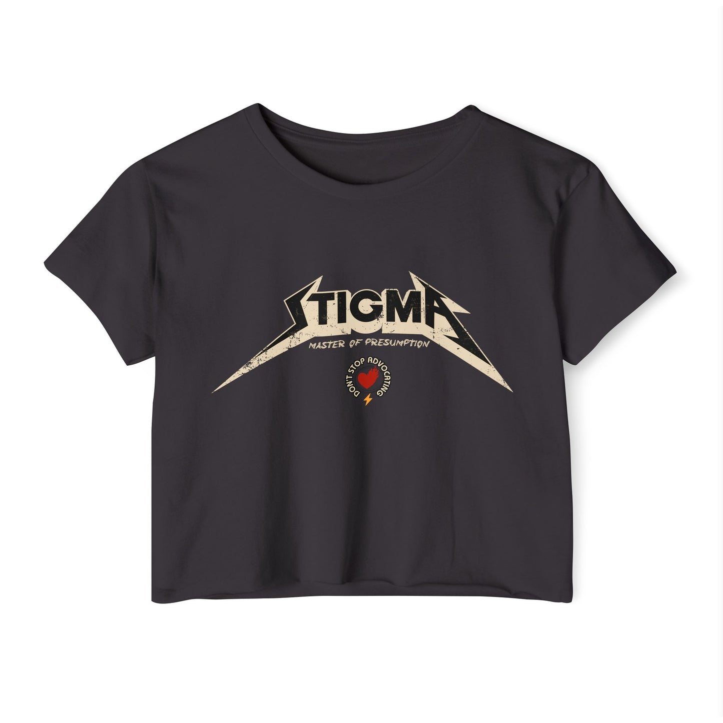 Stigma - Master of Presumption - ND Advocacy - Women's Crop Top