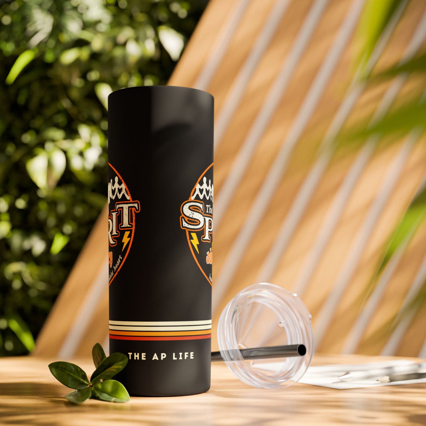 The Spirit of Advocacy (Haunts the Ableist Heart) - Halloween - 20oz Insulated Tumbler with Straw
