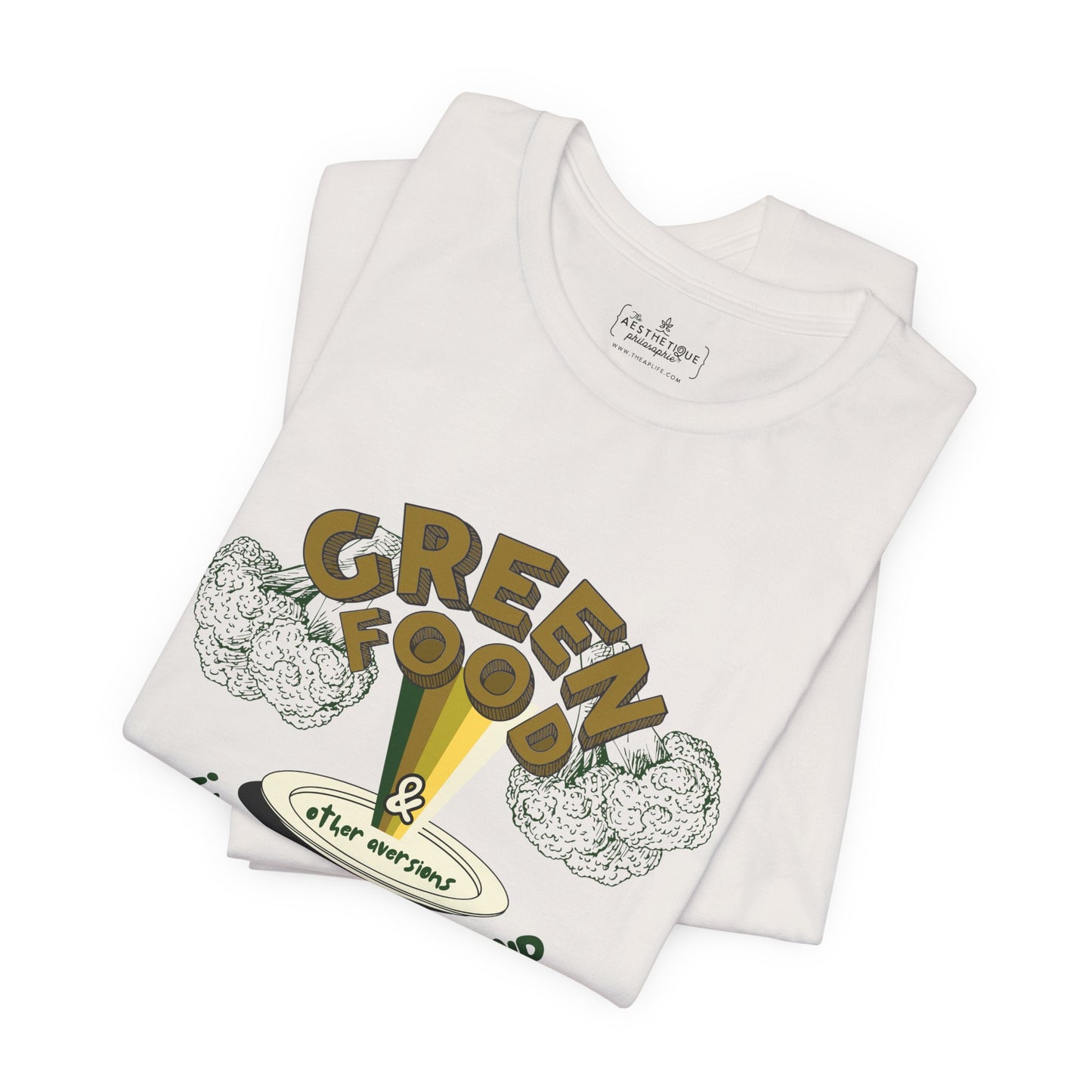 Green Food & Other Aversions I Won't Come Around - Autism/ARFID/SPD - Adult Unisex Jersey Tee