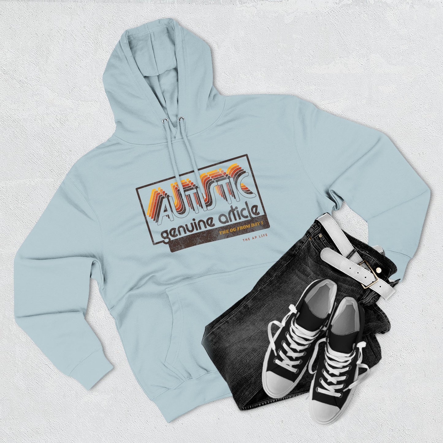 Autistic - Genuine Article - The OG Since Day 1 - Adult Unisex Hoodie