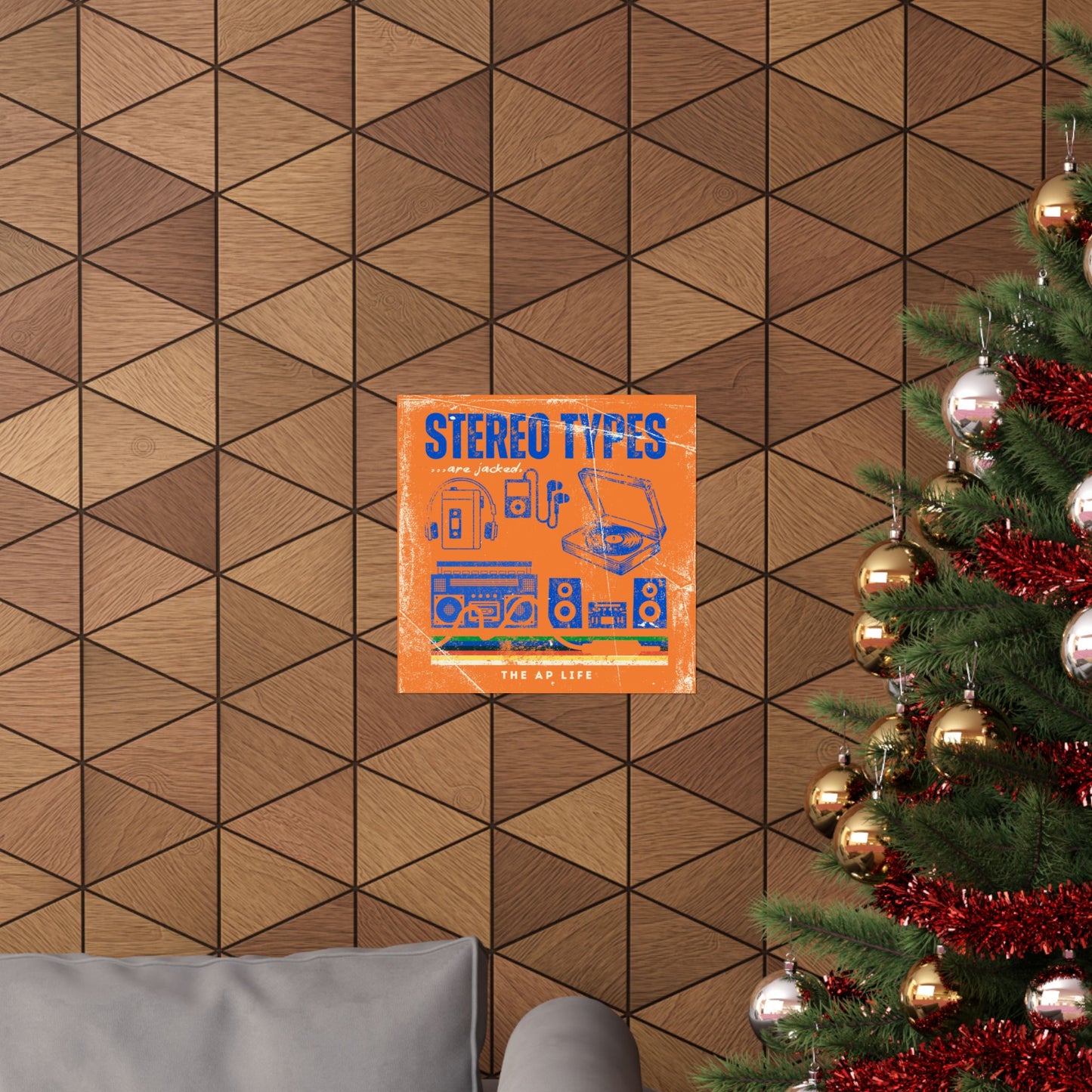 Stereo Types Are Jacked - Vintage Style Matte Poster