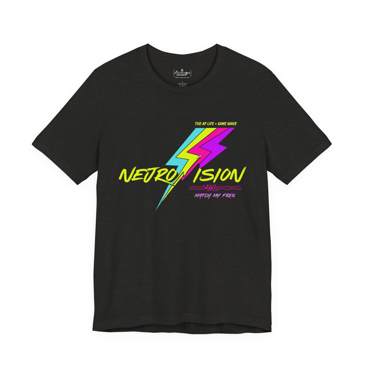 Neurovision - Match My Freq - Epilepsy Awareness - Adult Unisex Jersey Tee