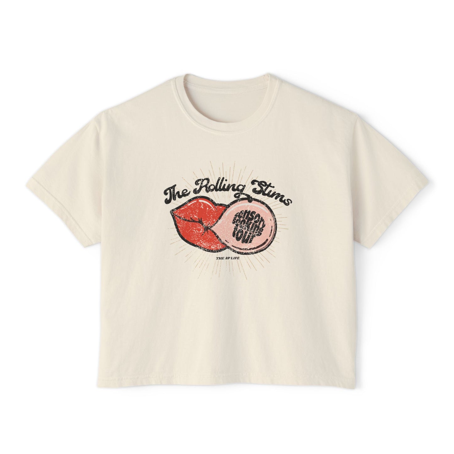 The Rolling Stims Sensory Seeking Tour - Women's Boxy Cropped Tee
