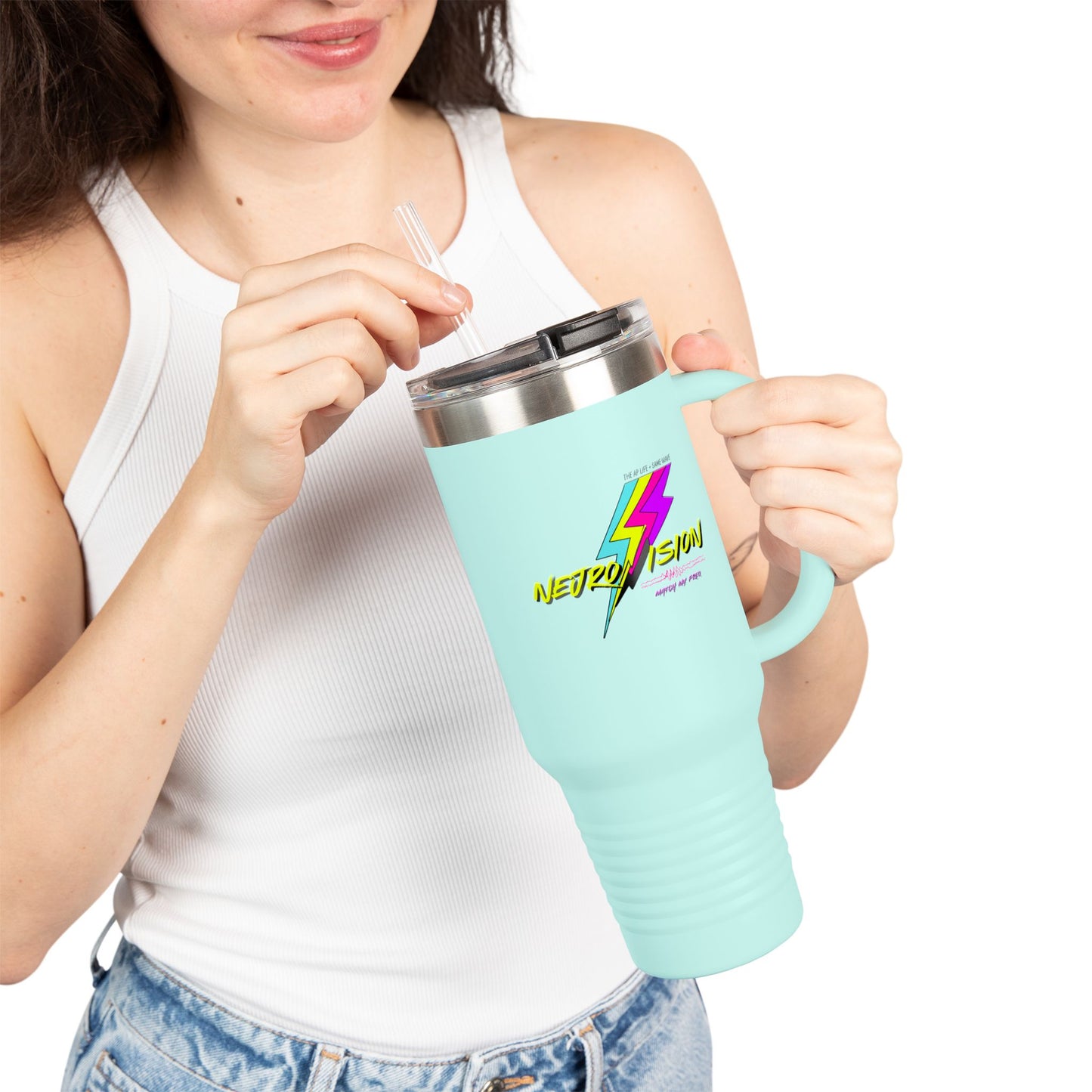 Neurovana - New Wave Same Philosophie - Epilepsy Awareness 40oz Insulated Tumbler