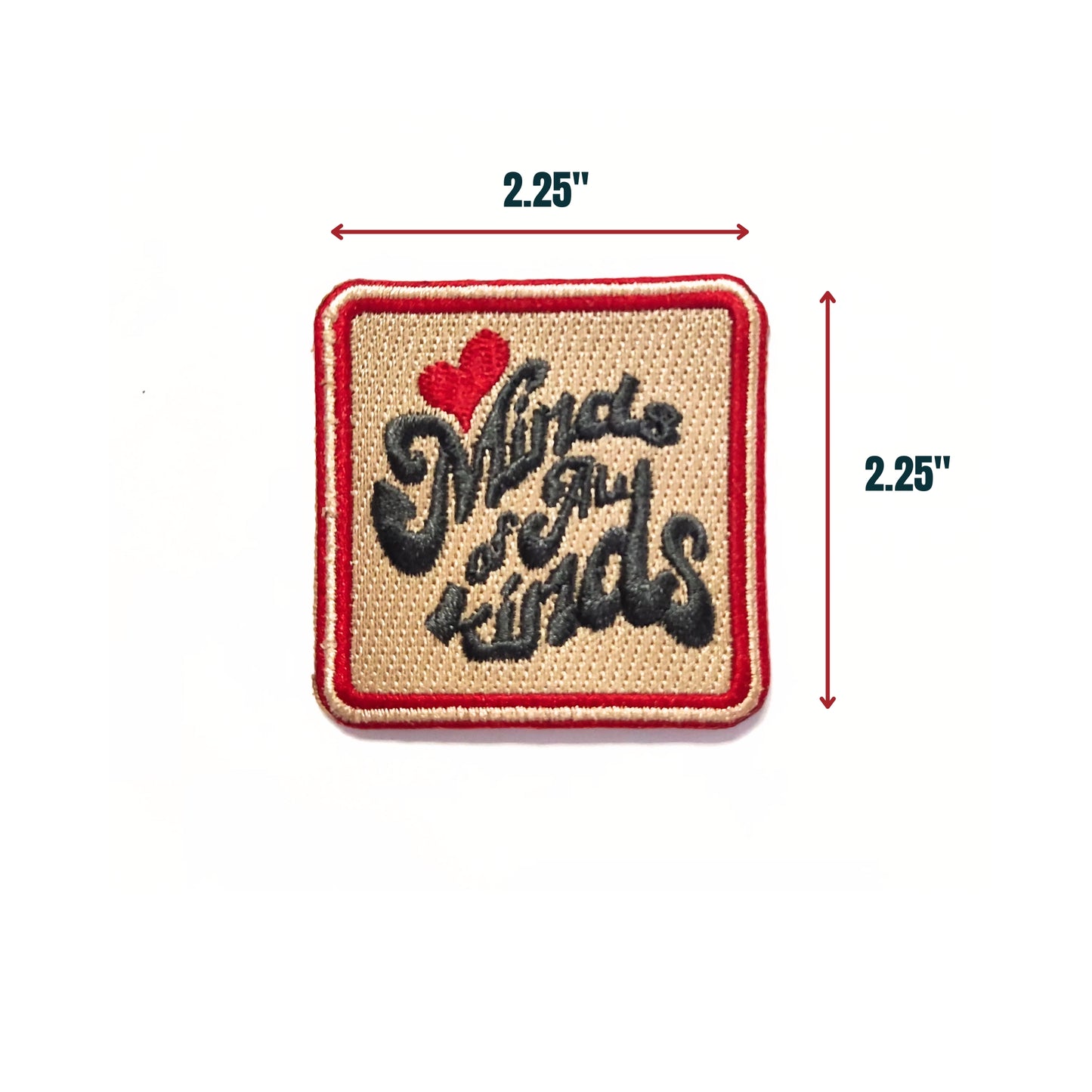 Love Minds of All Kinds Iron-on Patch