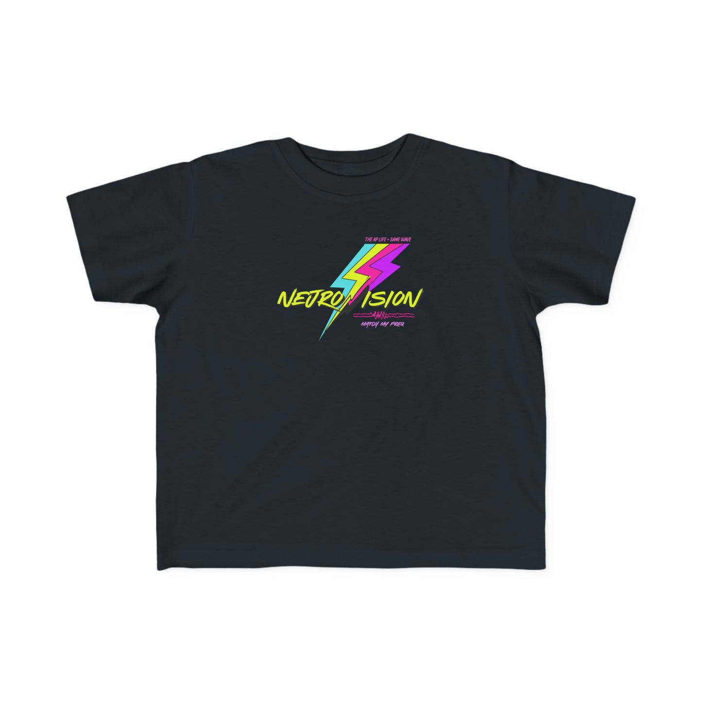 Neurovision - Match my Freq - Epilepsy Awareness - Toddler Unisex Tee