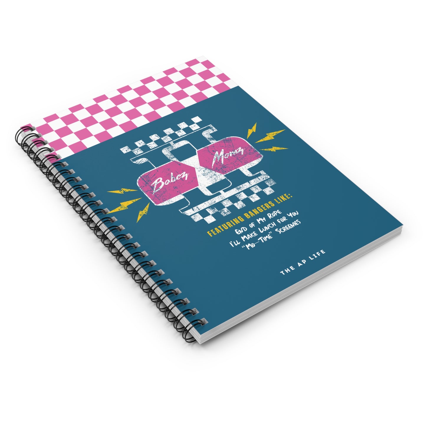 Babez II Momz - 6" x 8" Lined Spiral Notebook
