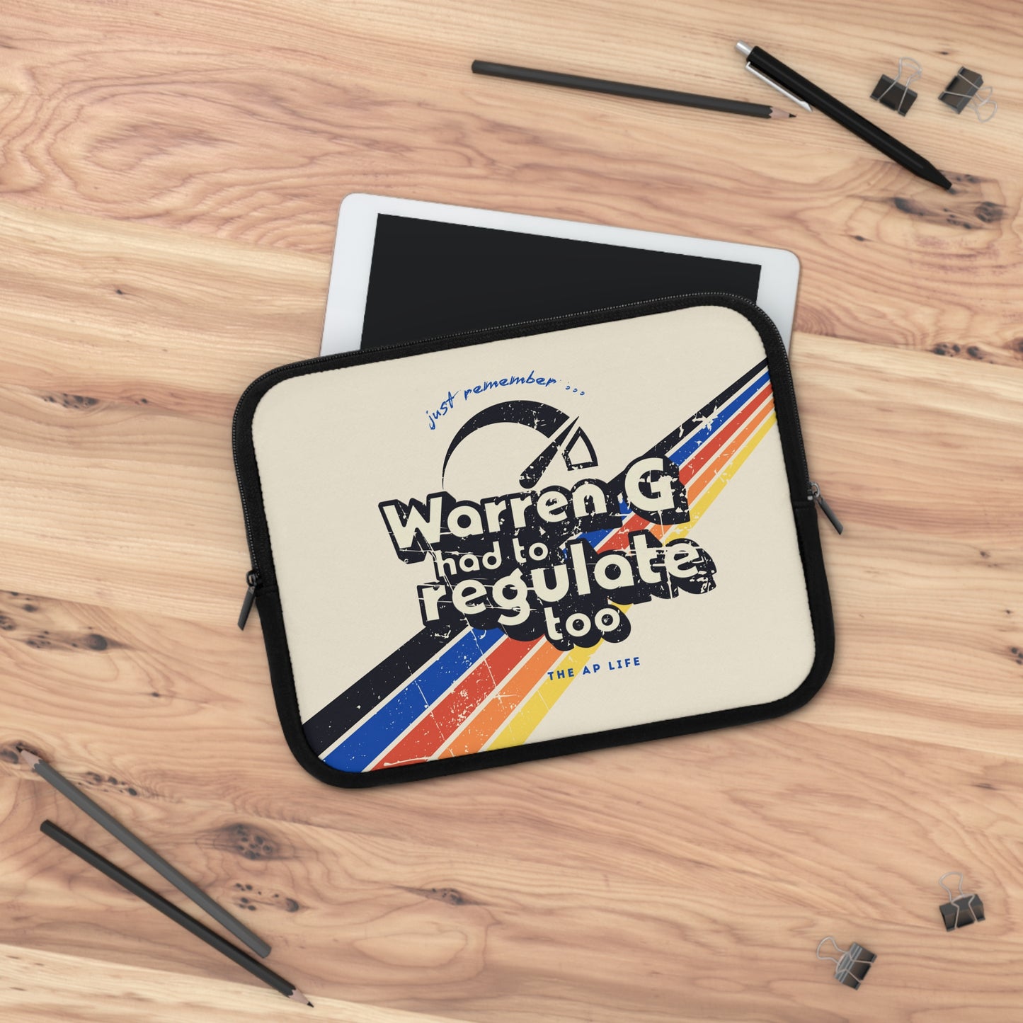 Warren G Had to Regulate Too - Tablet/Laptop Sleeve
