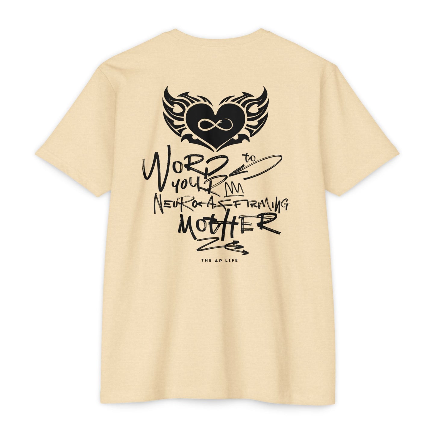 Word to your Neuro-Affirming Mother (front + back) - 90s Throwback - Adult Unisex Jersey Tee