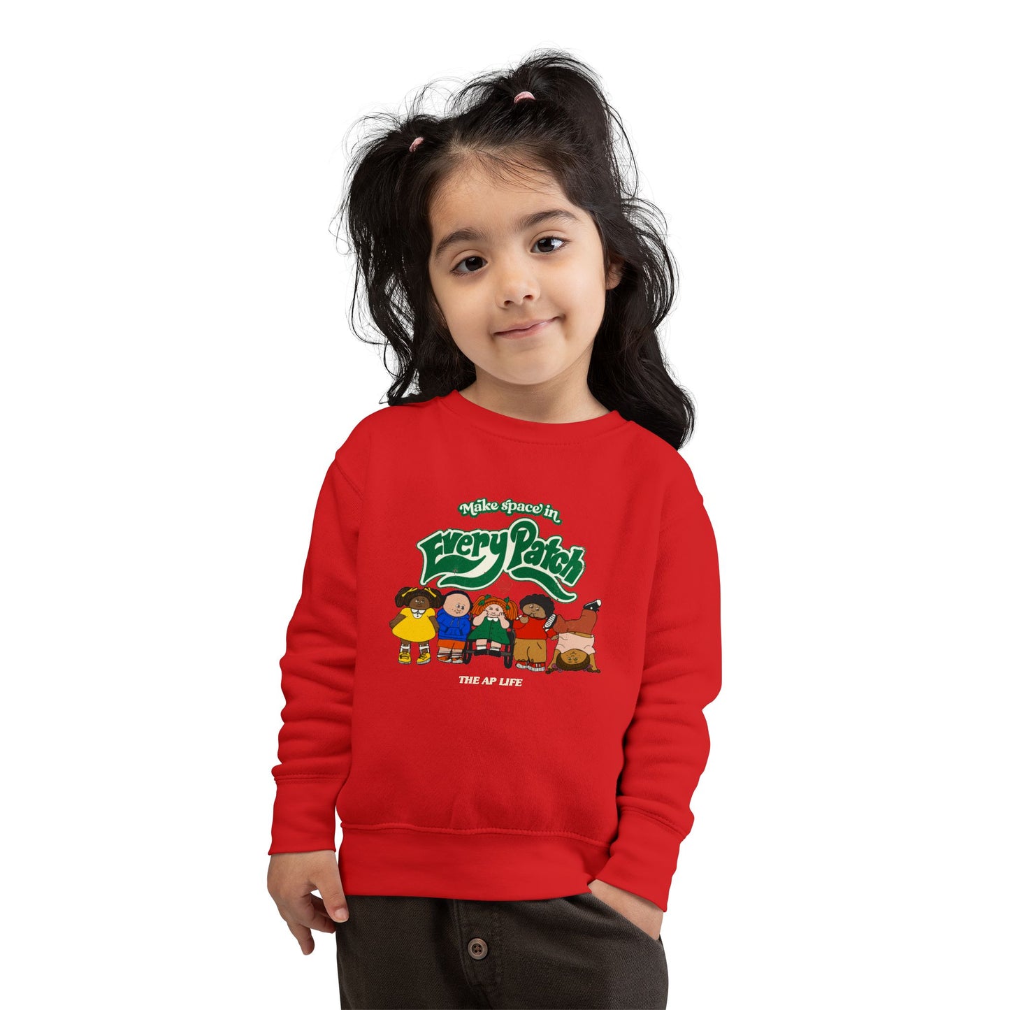 Make Space in Every Patch - Inclusion Matters - Toddler Sweatshirt