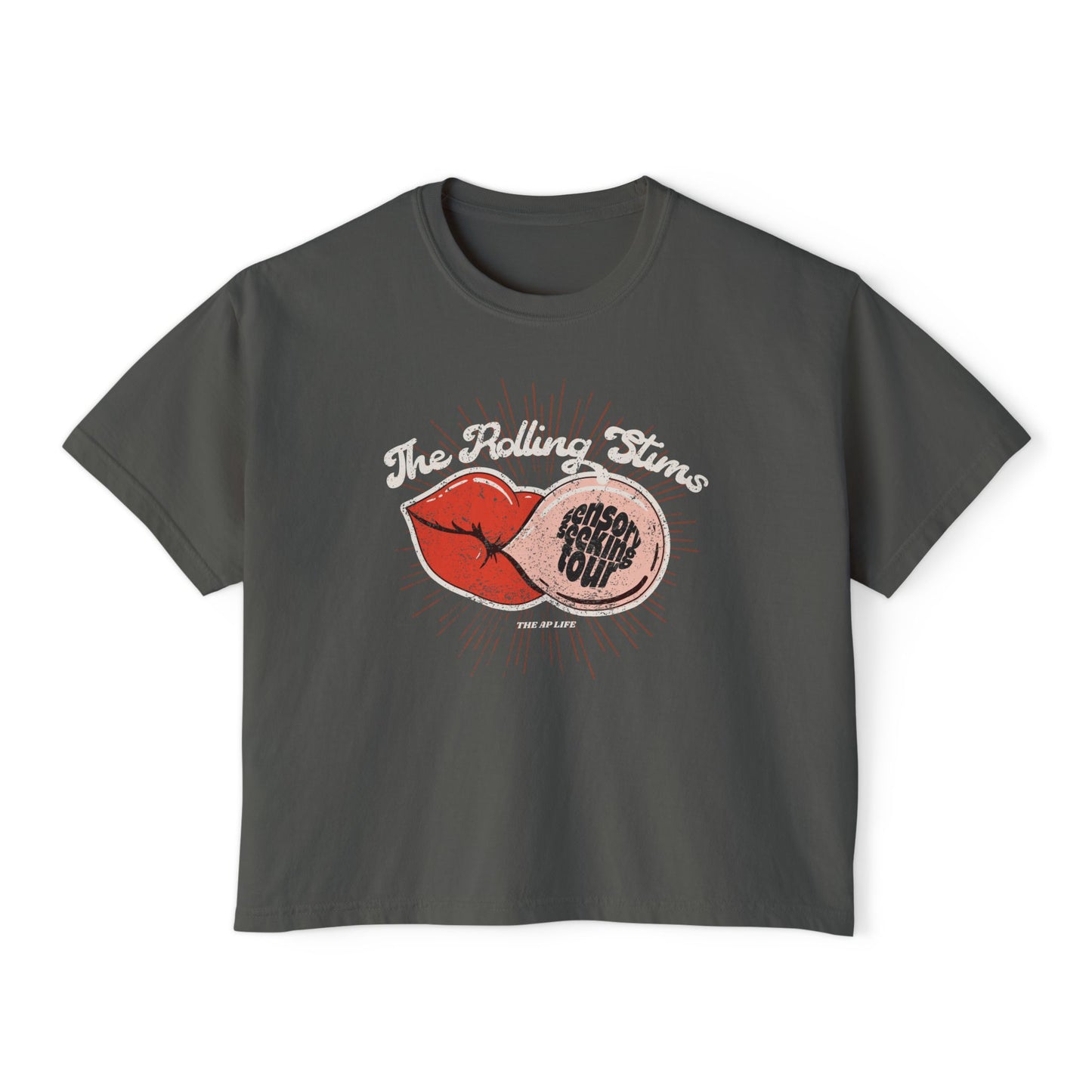 The Rolling Stims Sensory Seeking Tour - Women's Boxy Cropped Tee