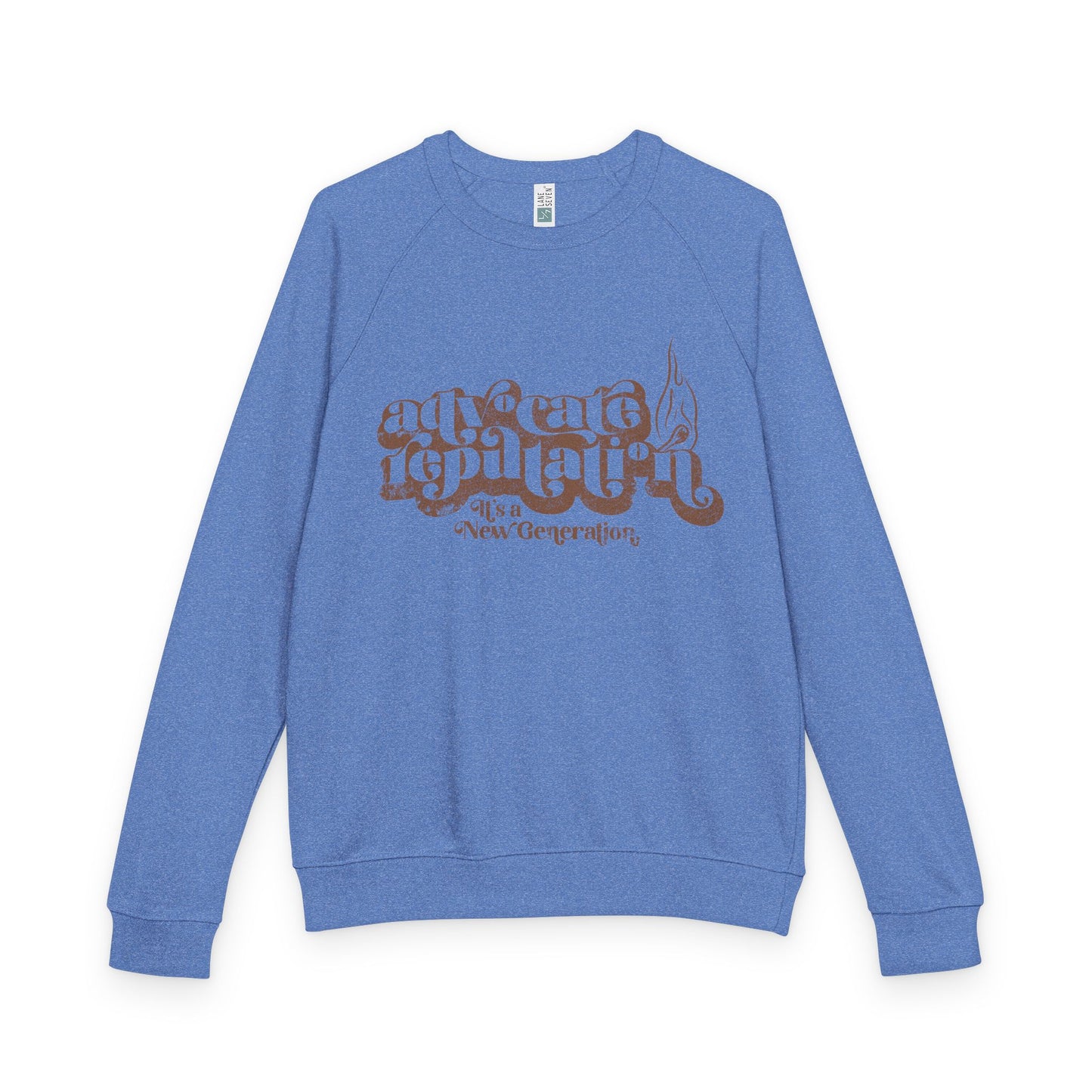 Advocate Reputation - It's a New Generation - Unisex French Terry Raglan Crewneck