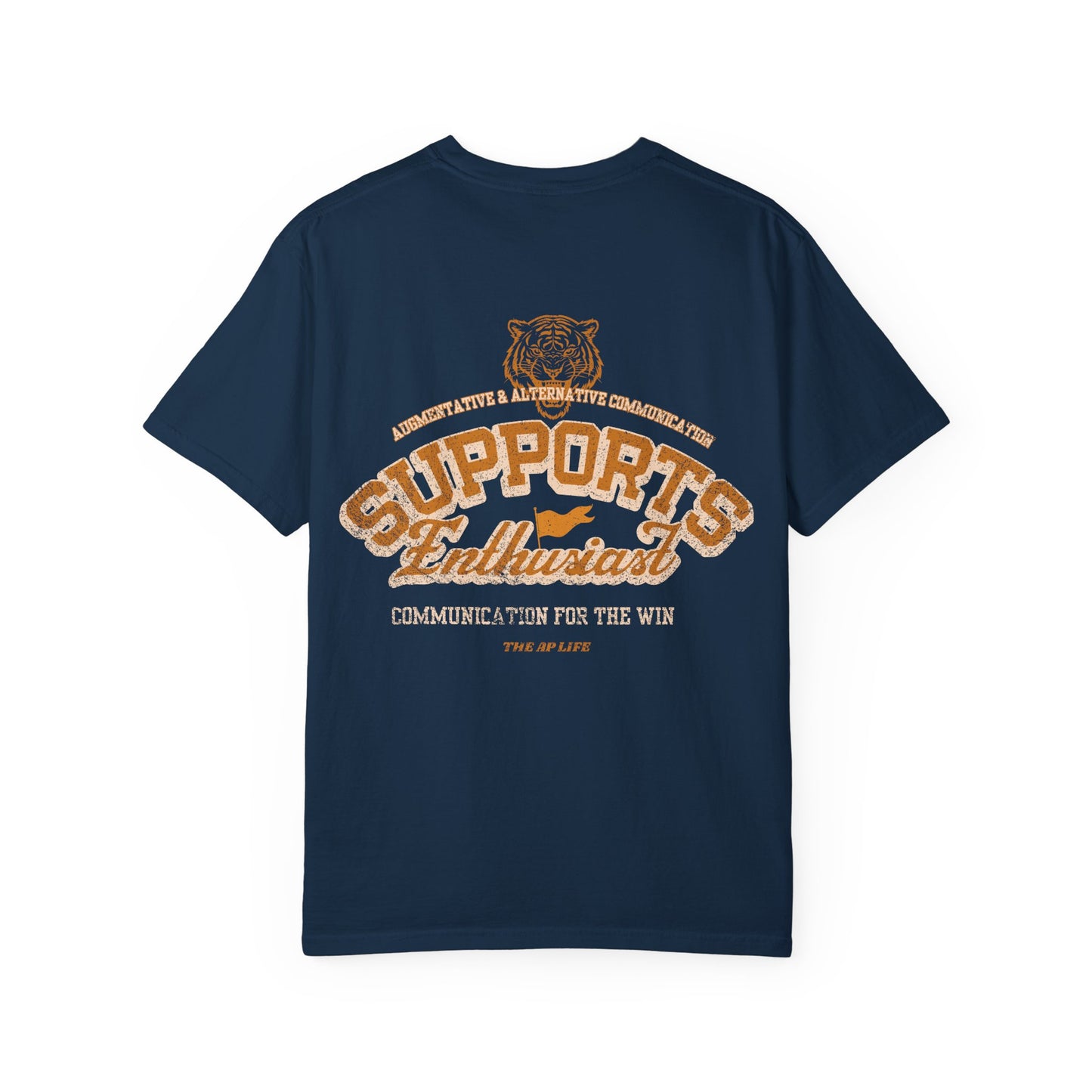 AAC Supports Team Enthusiast - Communication for the Win - Adult Unisex Tee