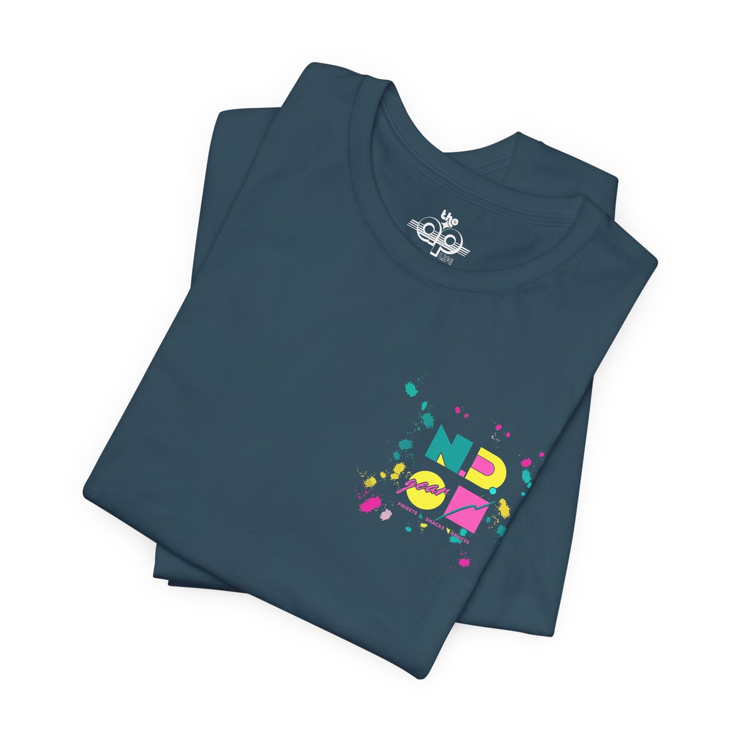 N.D. Gear - Fidgets, Snacks, Devices - Adult Unisex Jersey Short Sleeve Tee