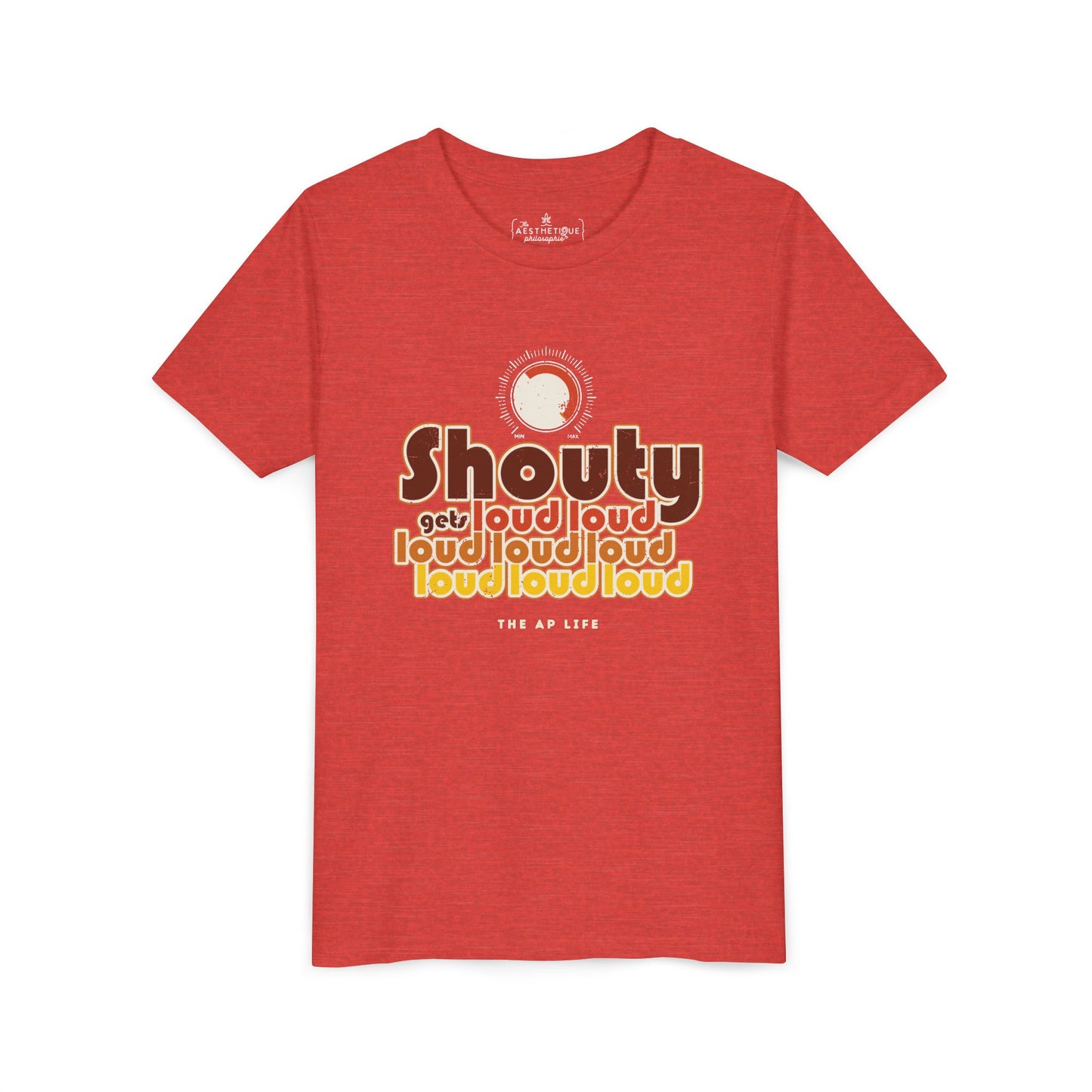 Shouty Gets Loud - Youth Unisex Jersey Tee