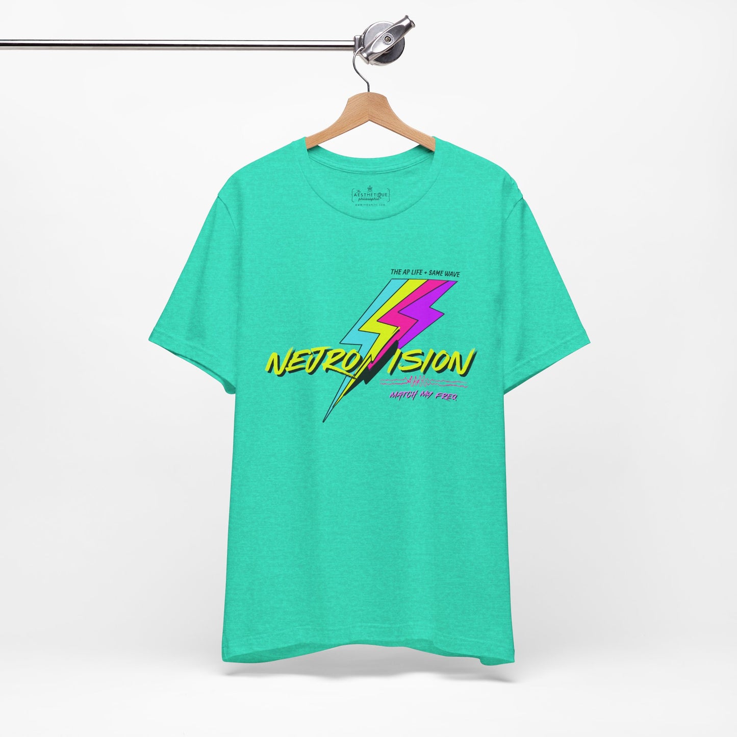 Neurovision - Match My Freq - Epilepsy Awareness - Adult Unisex Jersey Tee