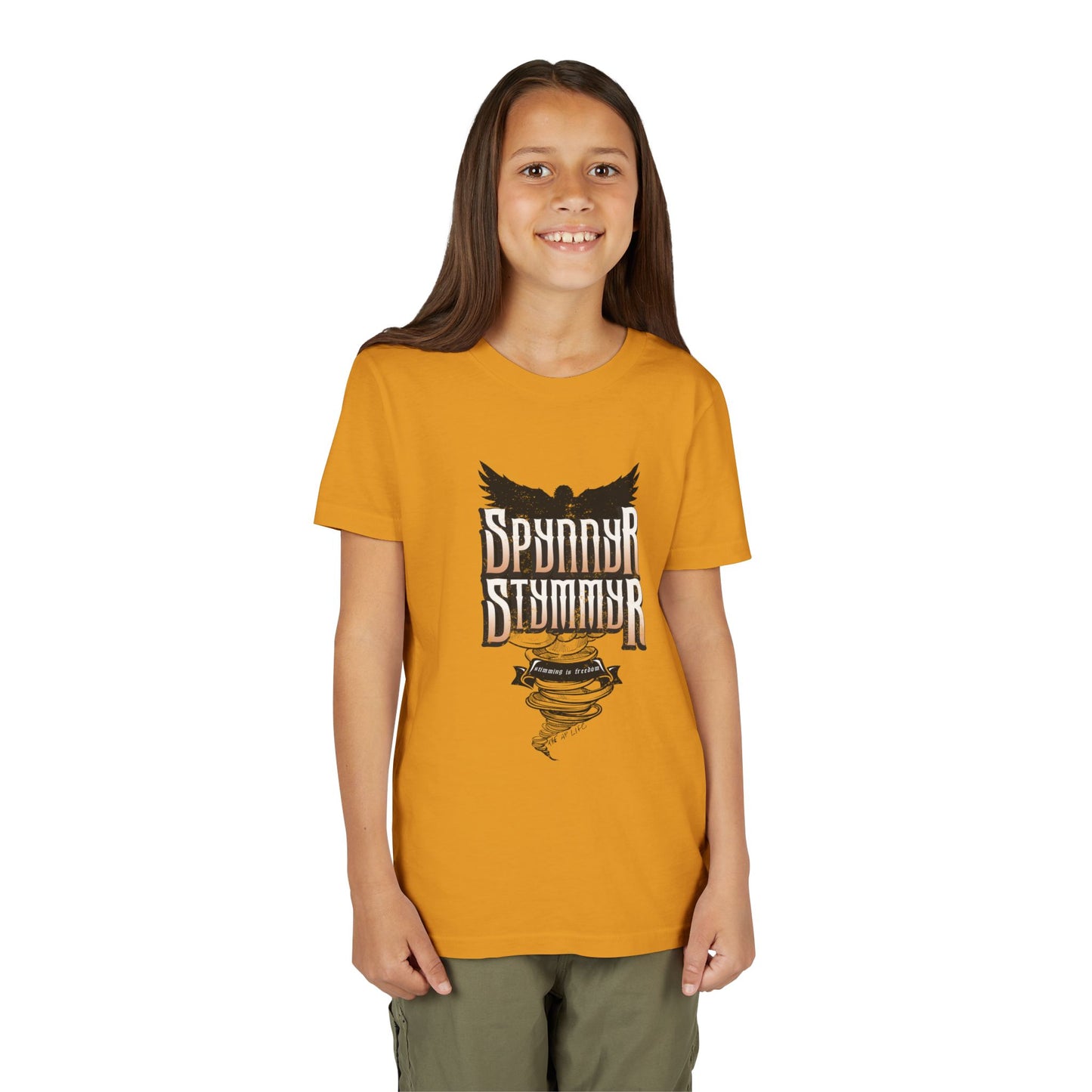 Spynnyr Stymmyer - Stimming is Freedom - Youth Unisex Jersey Tee