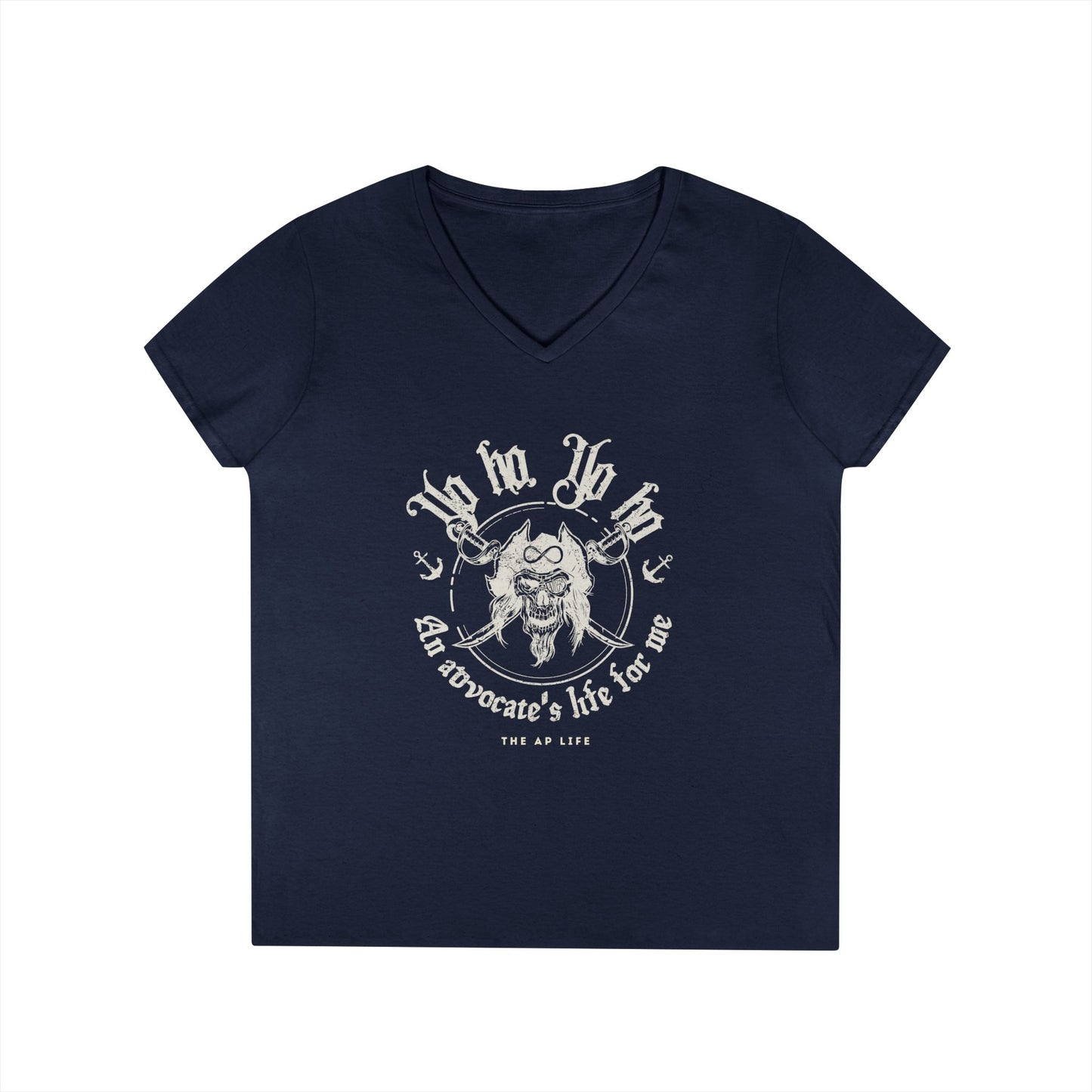 An Advocate's Life for Me - Pirates - Women's V-Neck T-Shirt