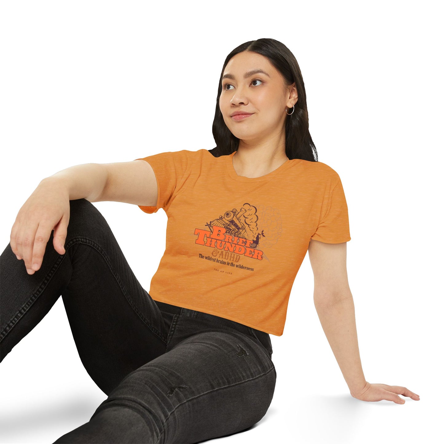 The Wildest Brains in the Wilderness - ADHD - Women's Crop Top