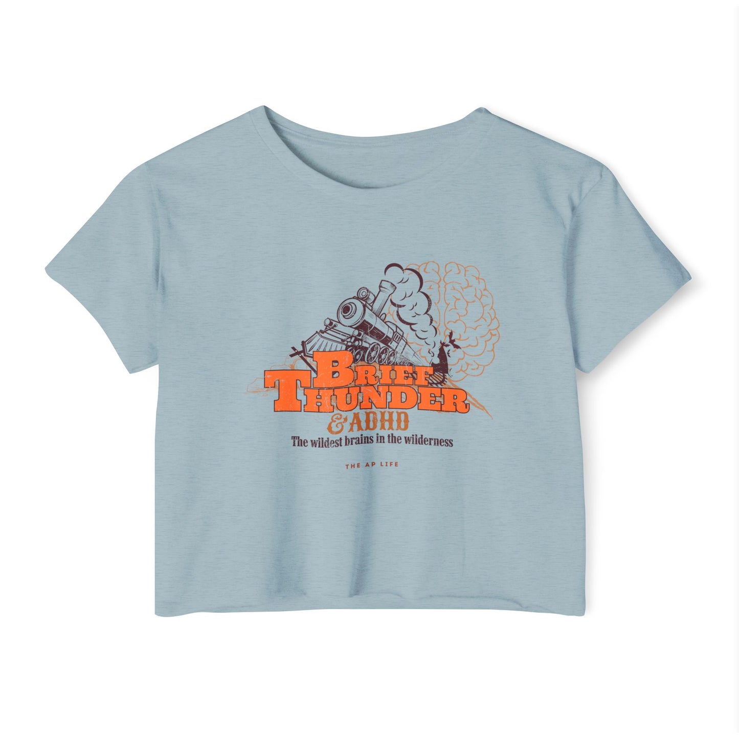 The Wildest Brains in the Wilderness - ADHD - Women's Crop Top