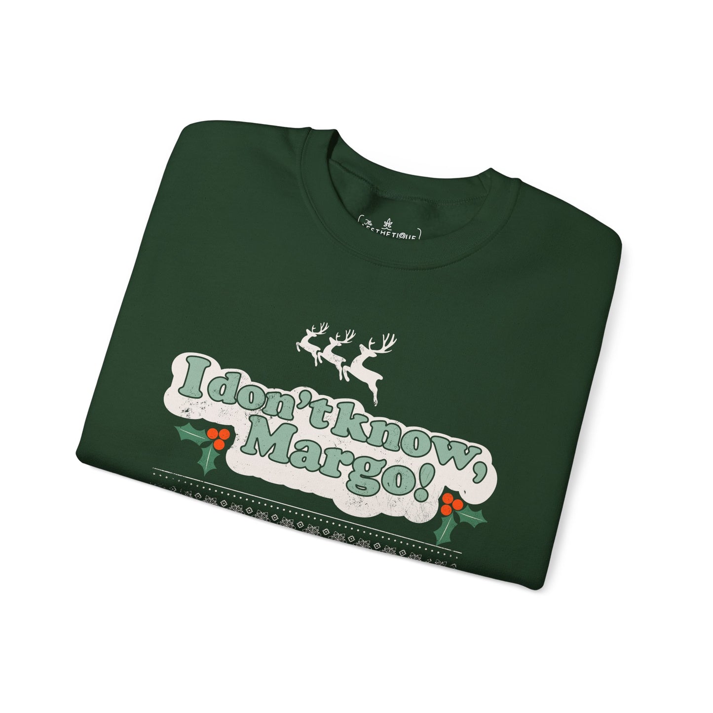 Why Not Presume Competence, Todd? I Don't Know Margo! - Neuro-Affirming Adult Unisex Ugly Christmas Sweater